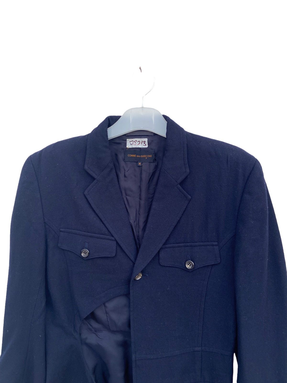Comme des Garcons Vintage Comme Des Garcons Asymmetrical Blazer Jacket Size US S / EU 44-46 / 1 - 4 Thumbnail