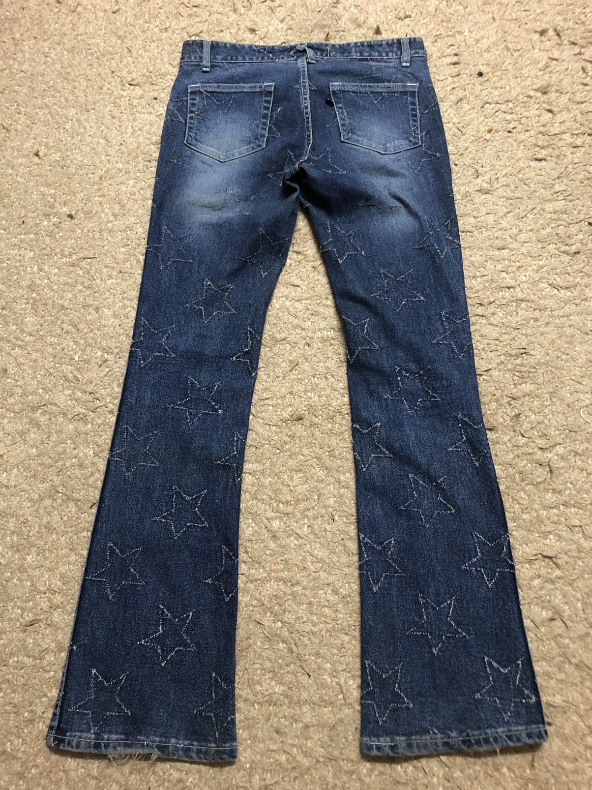 Hysteric Glamour × Japanese Brand JAPANESE BRANDS CUNCK FLARED DENIM PANTS HYSTERIC STYLE Size 30" / US 8 / IT 44 - 2 Thumbnail