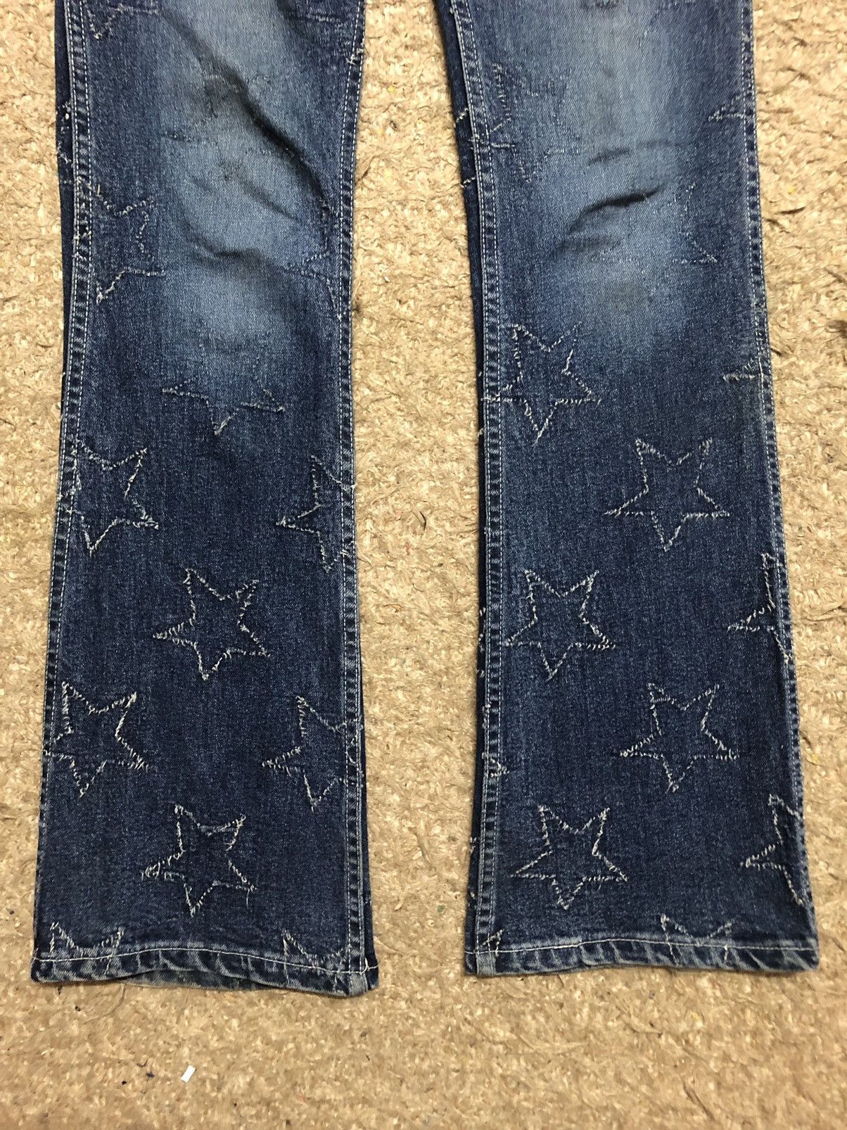 Hysteric Glamour × Japanese Brand JAPANESE BRANDS CUNCK FLARED DENIM PANTS HYSTERIC STYLE Size 30" / US 8 / IT 44 - 6 Thumbnail