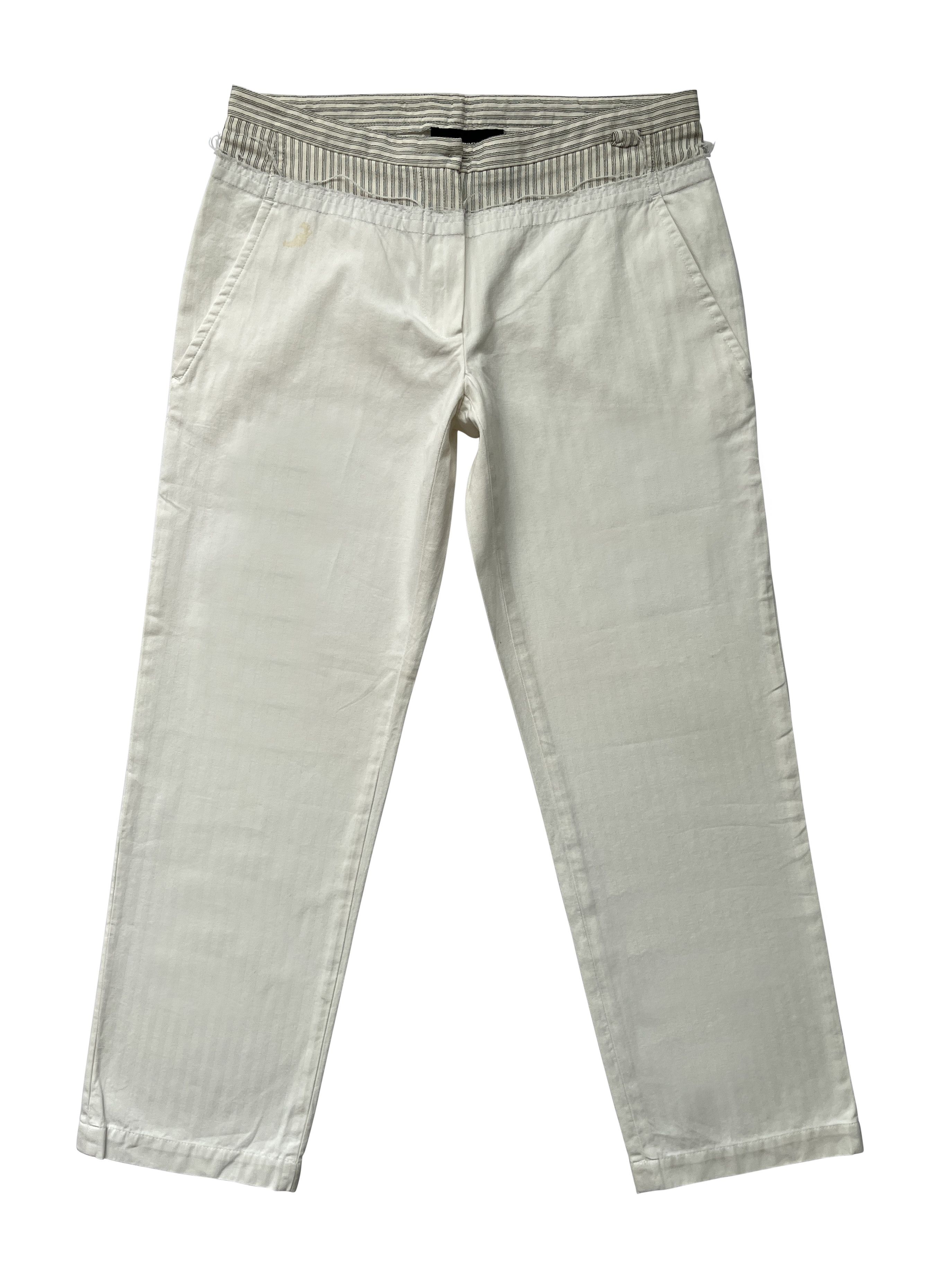 Ann Demeulemeester ⚡️QUICK SALE⚡️Ann Demeulemeester White Trousers Pants Size 28" / US 6 / IT 42 - 1 Thumbnail