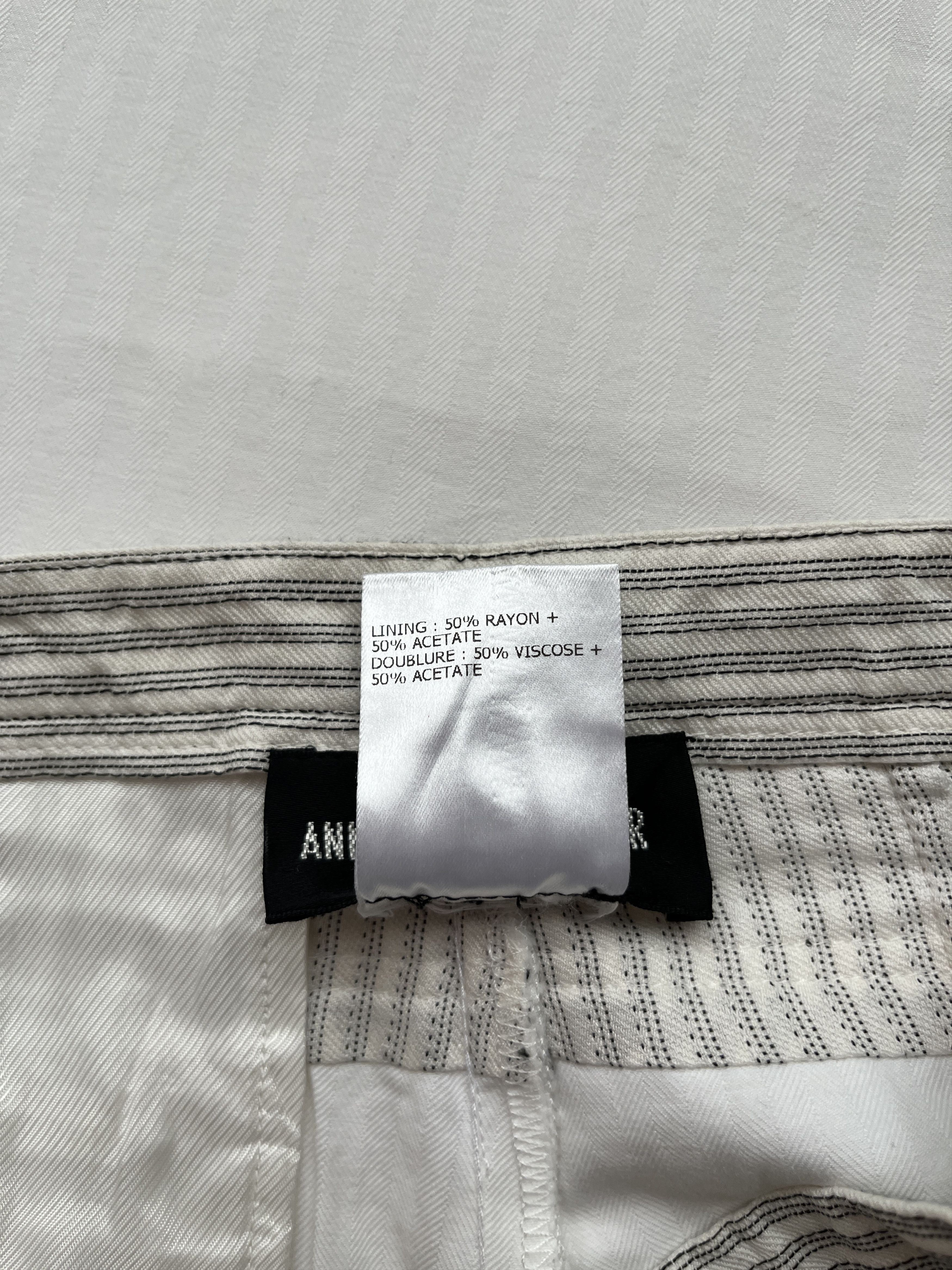 Ann Demeulemeester ⚡️QUICK SALE⚡️Ann Demeulemeester White Trousers Pants Size 28" / US 6 / IT 42 - 4 Thumbnail