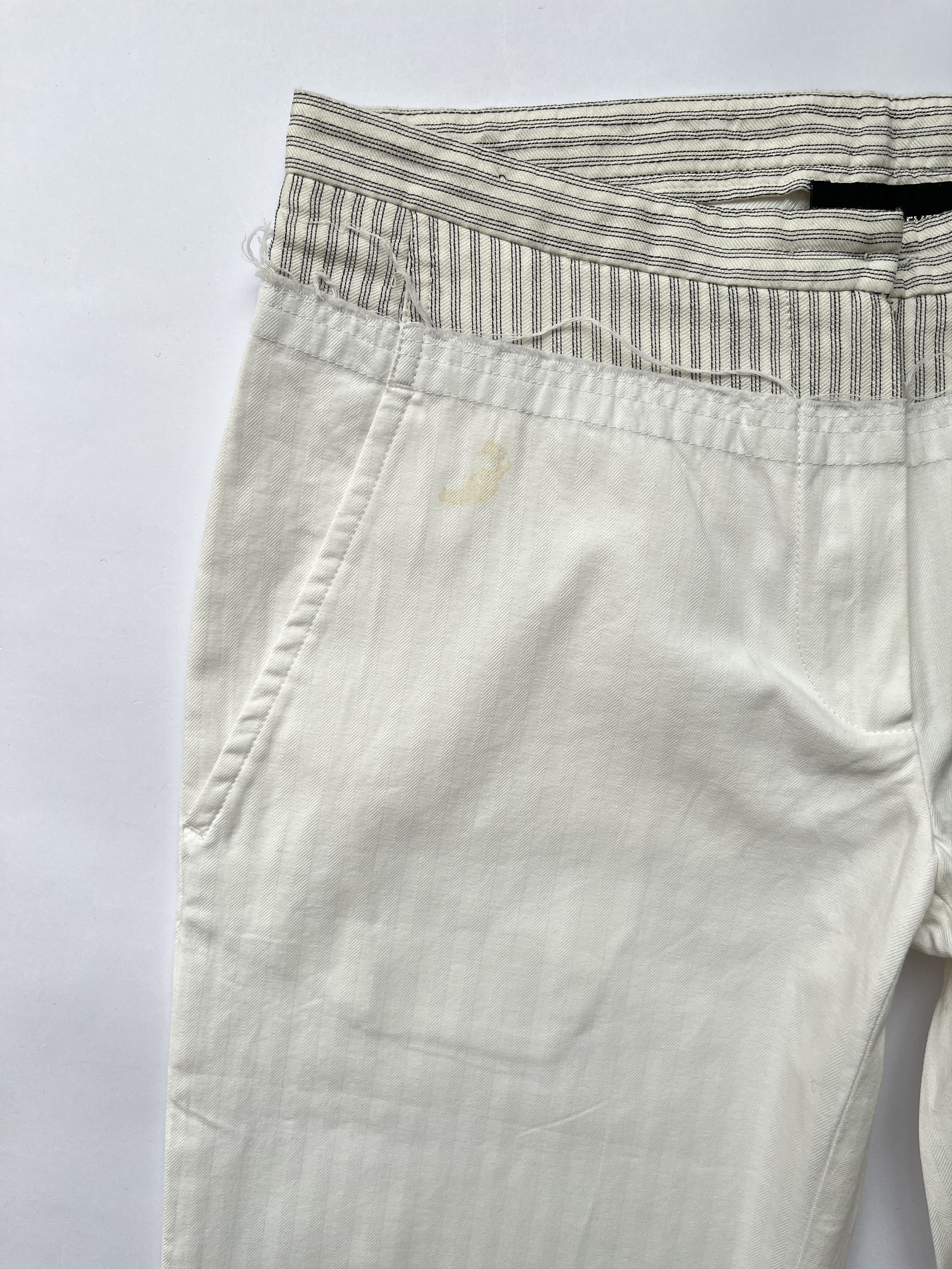 Ann Demeulemeester ⚡️QUICK SALE⚡️Ann Demeulemeester White Trousers Pants Size 28" / US 6 / IT 42 - 5 Thumbnail