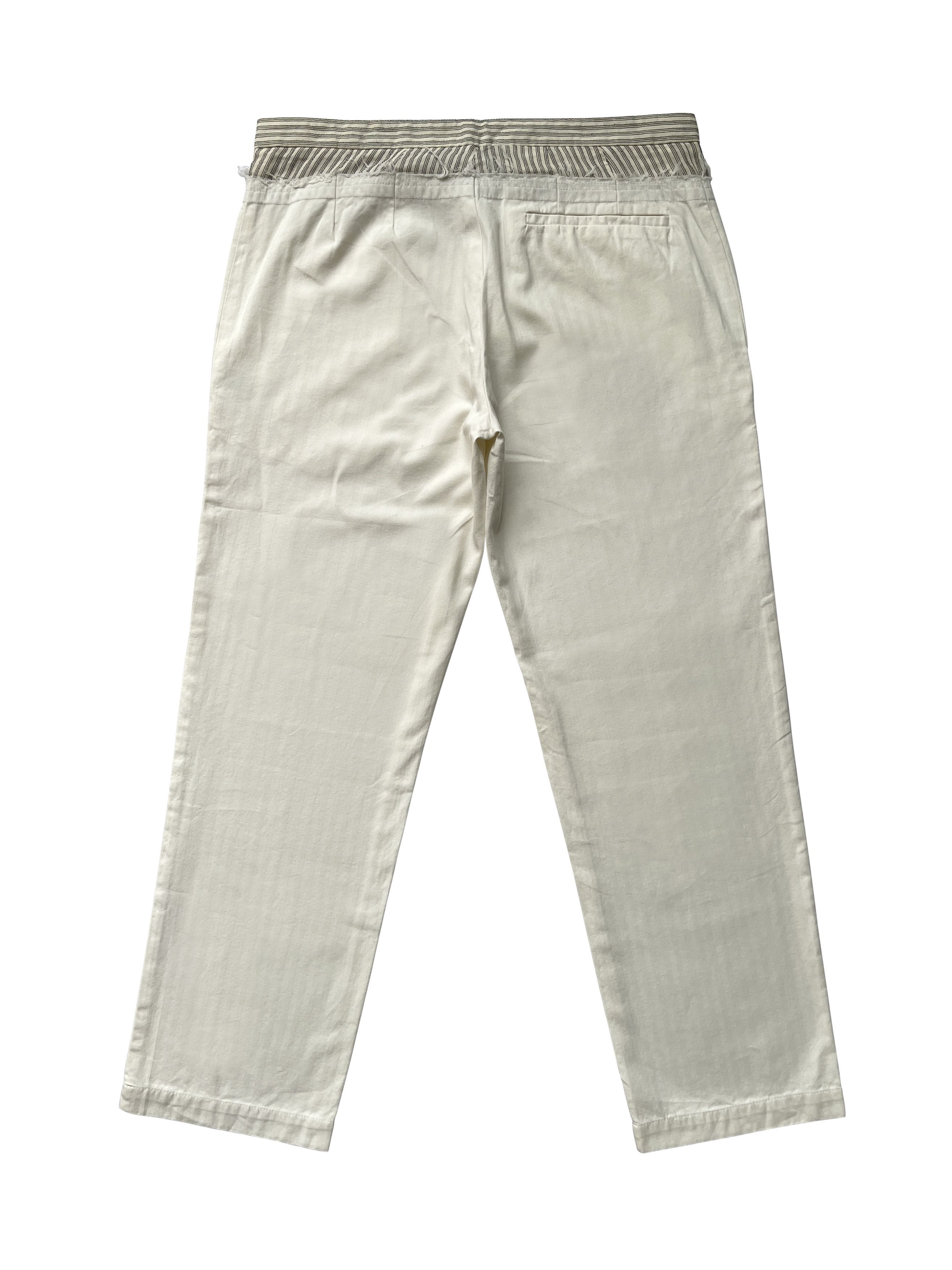 Ann Demeulemeester ⚡️QUICK SALE⚡️Ann Demeulemeester White Trousers Pants Size 28" / US 6 / IT 42 - 2 Thumbnail