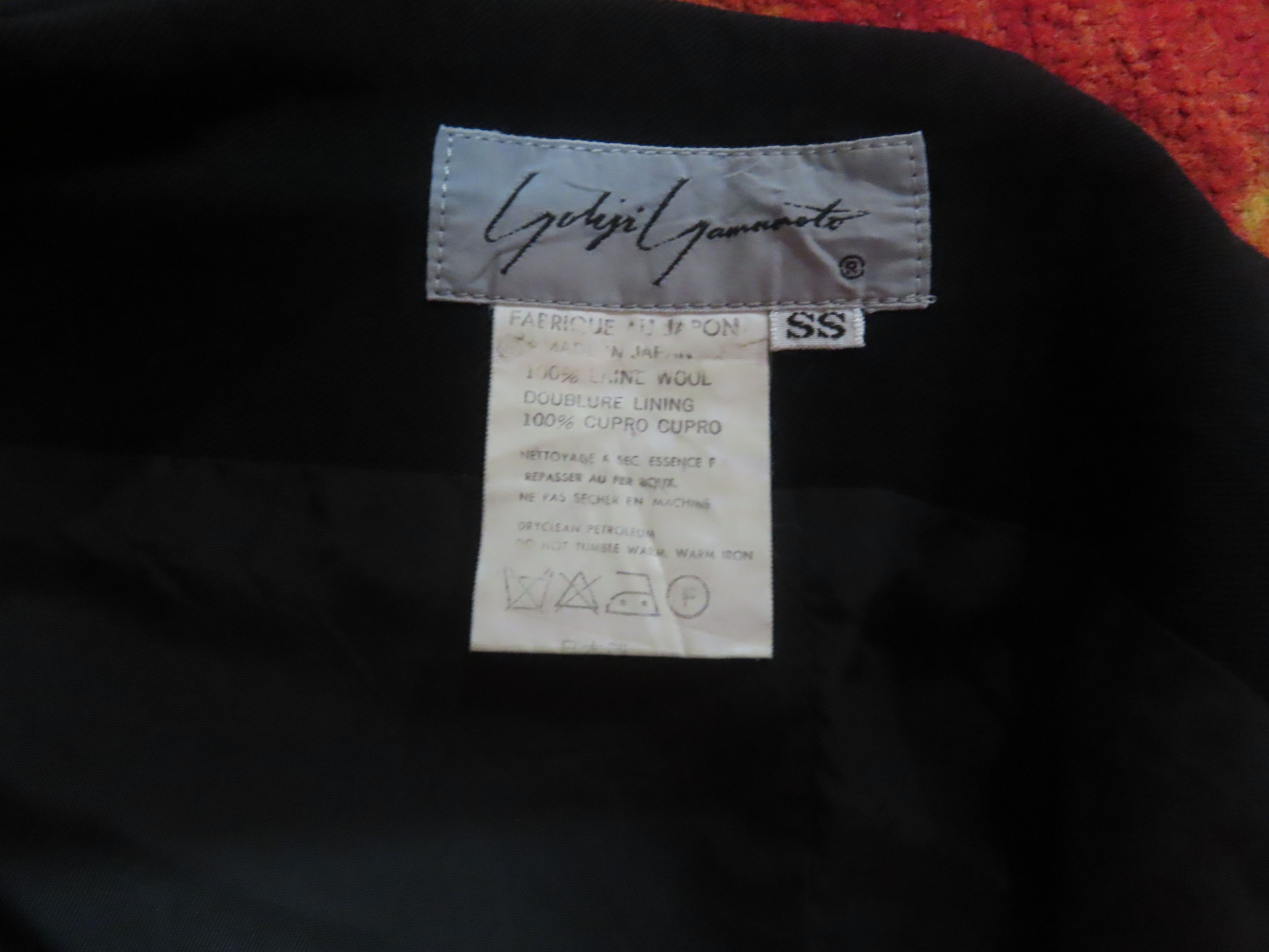 Vintage Vintage Yohji Yamamoto Mini Skirt Size 29" - 1 Thumbnail