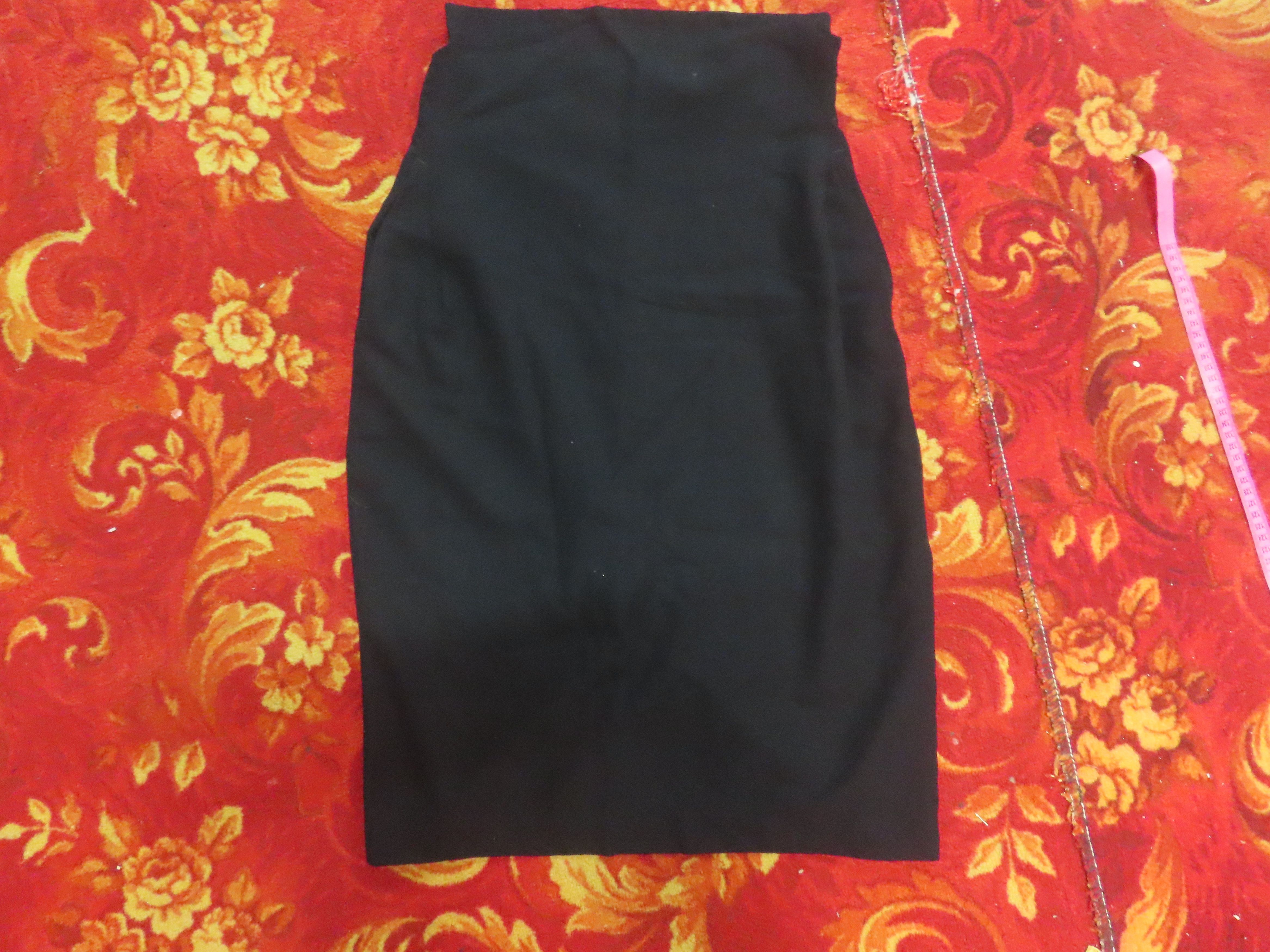 Vintage Vintage Yohji Yamamoto Mini Skirt Size 29" - 4 Thumbnail