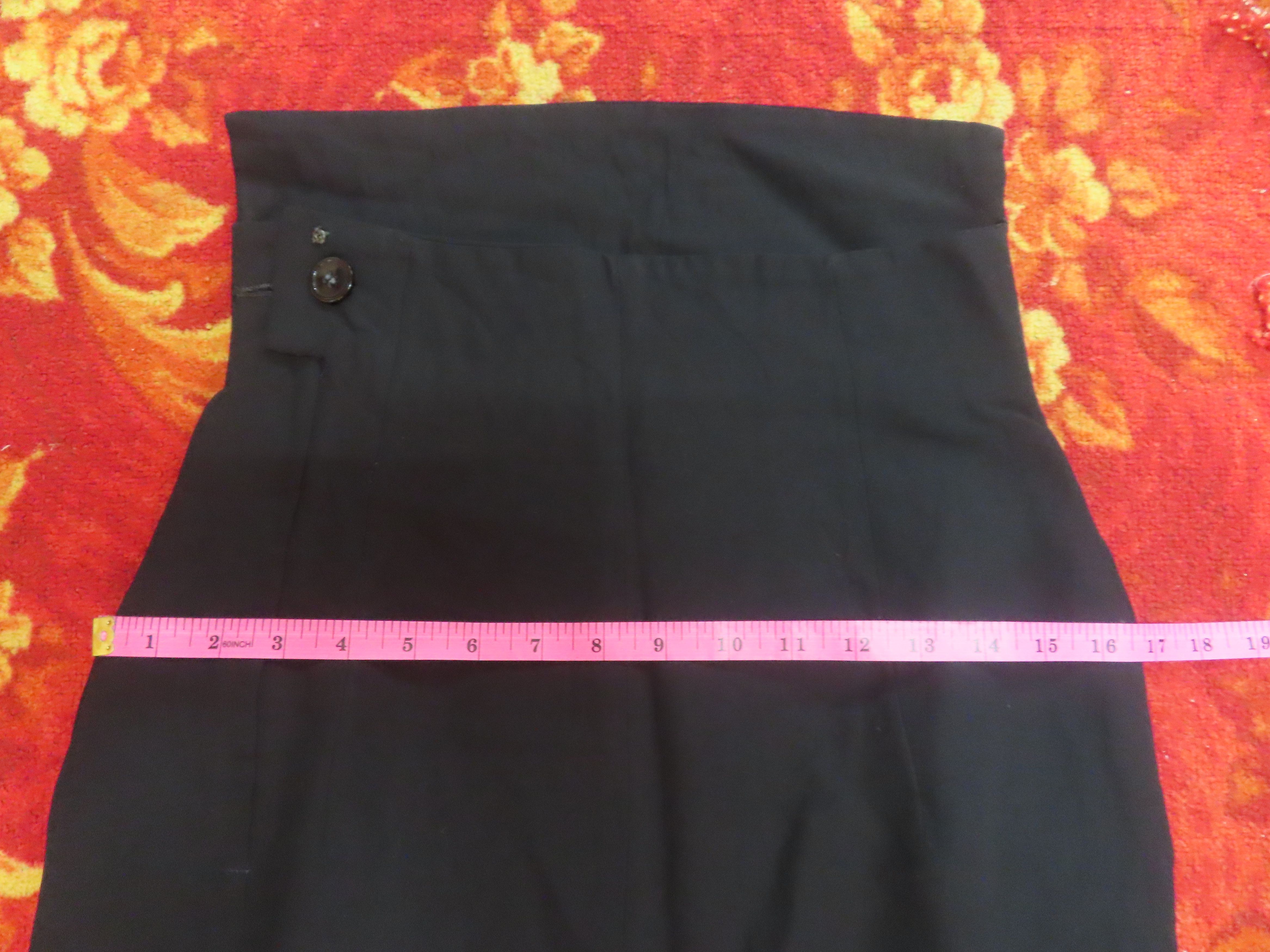 Vintage Vintage Yohji Yamamoto Mini Skirt Size 29" - 10 Thumbnail