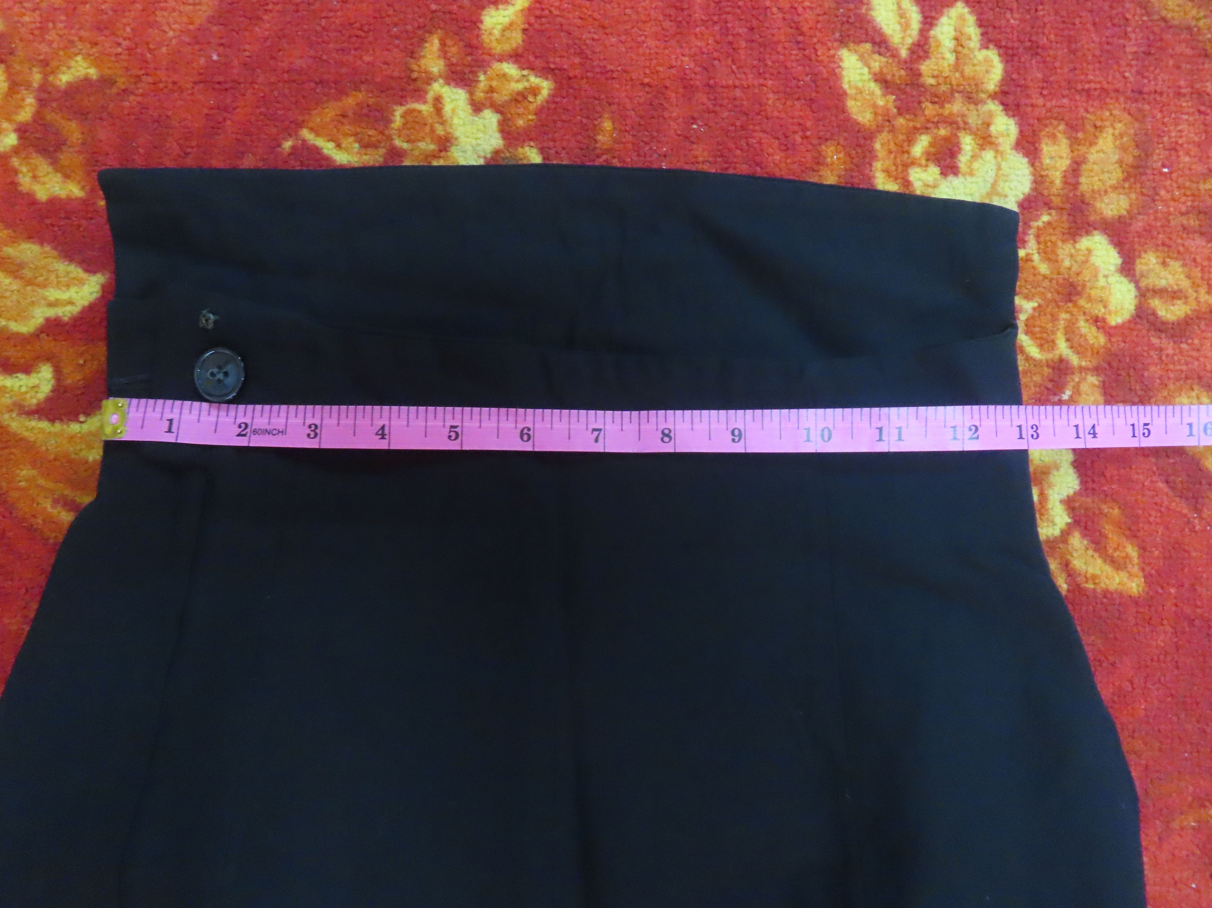 Vintage Vintage Yohji Yamamoto Mini Skirt Size 29" - 9 Thumbnail