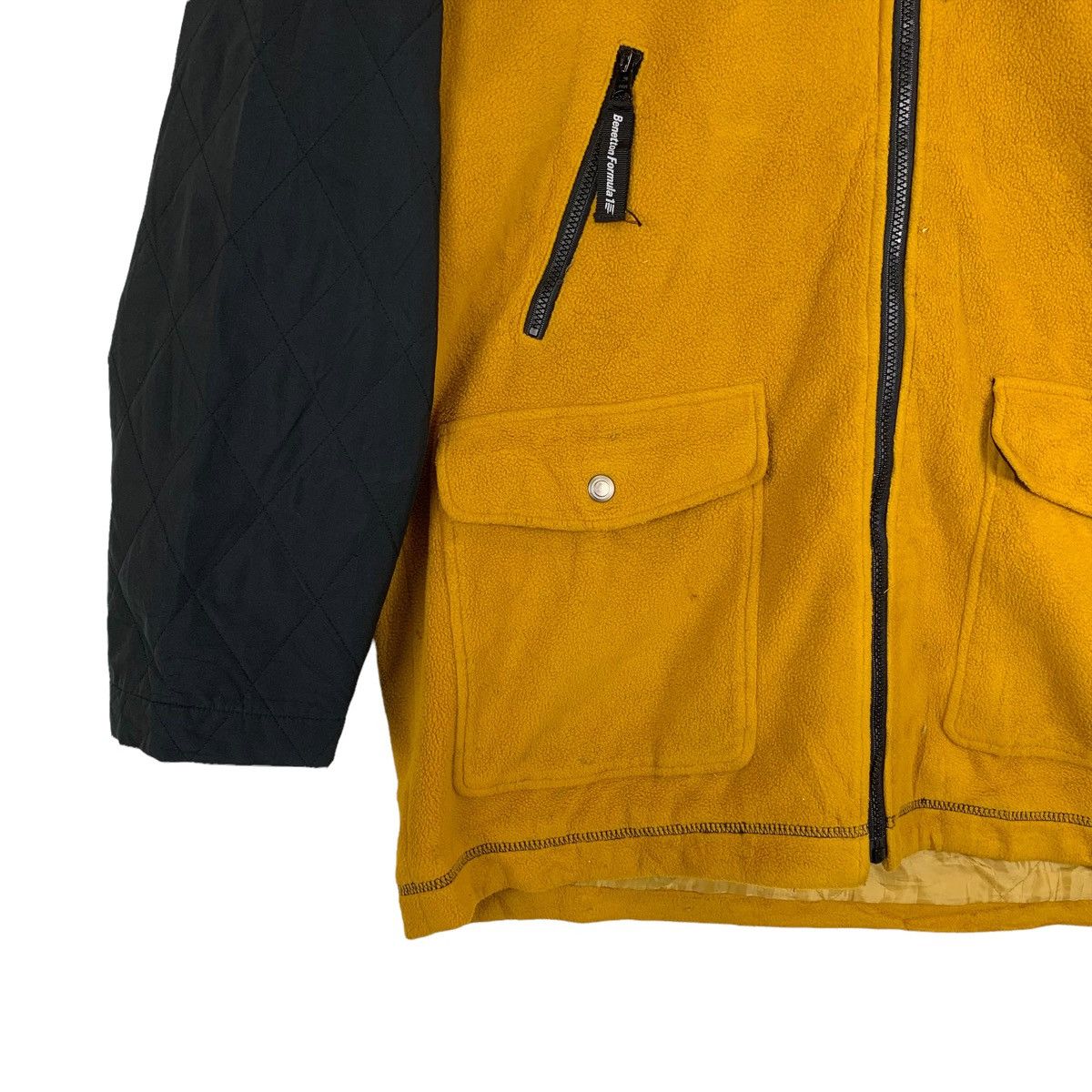 Benetton Vintage BENETTON Formula 1 Racing Team Fleece Hoodie Jacket Size US M / EU 48-50 / 2 - 11 Thumbnail