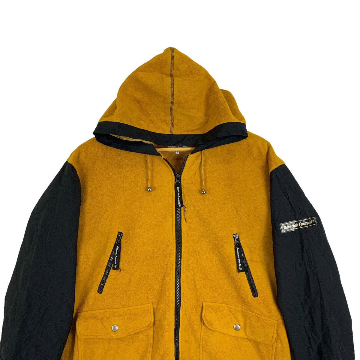 Benetton Vintage BENETTON Formula 1 Racing Team Fleece Hoodie Jacket Size US M / EU 48-50 / 2 - 5 Thumbnail
