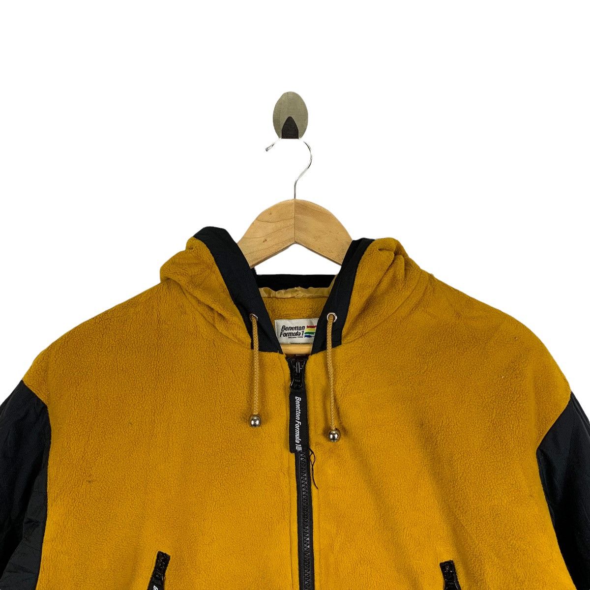Benetton Vintage BENETTON Formula 1 Racing Team Fleece Hoodie Jacket Size US M / EU 48-50 / 2 - 6 Thumbnail