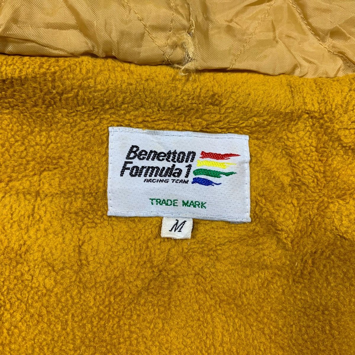 Benetton Vintage BENETTON Formula 1 Racing Team Fleece Hoodie Jacket Size US M / EU 48-50 / 2 - 7 Thumbnail