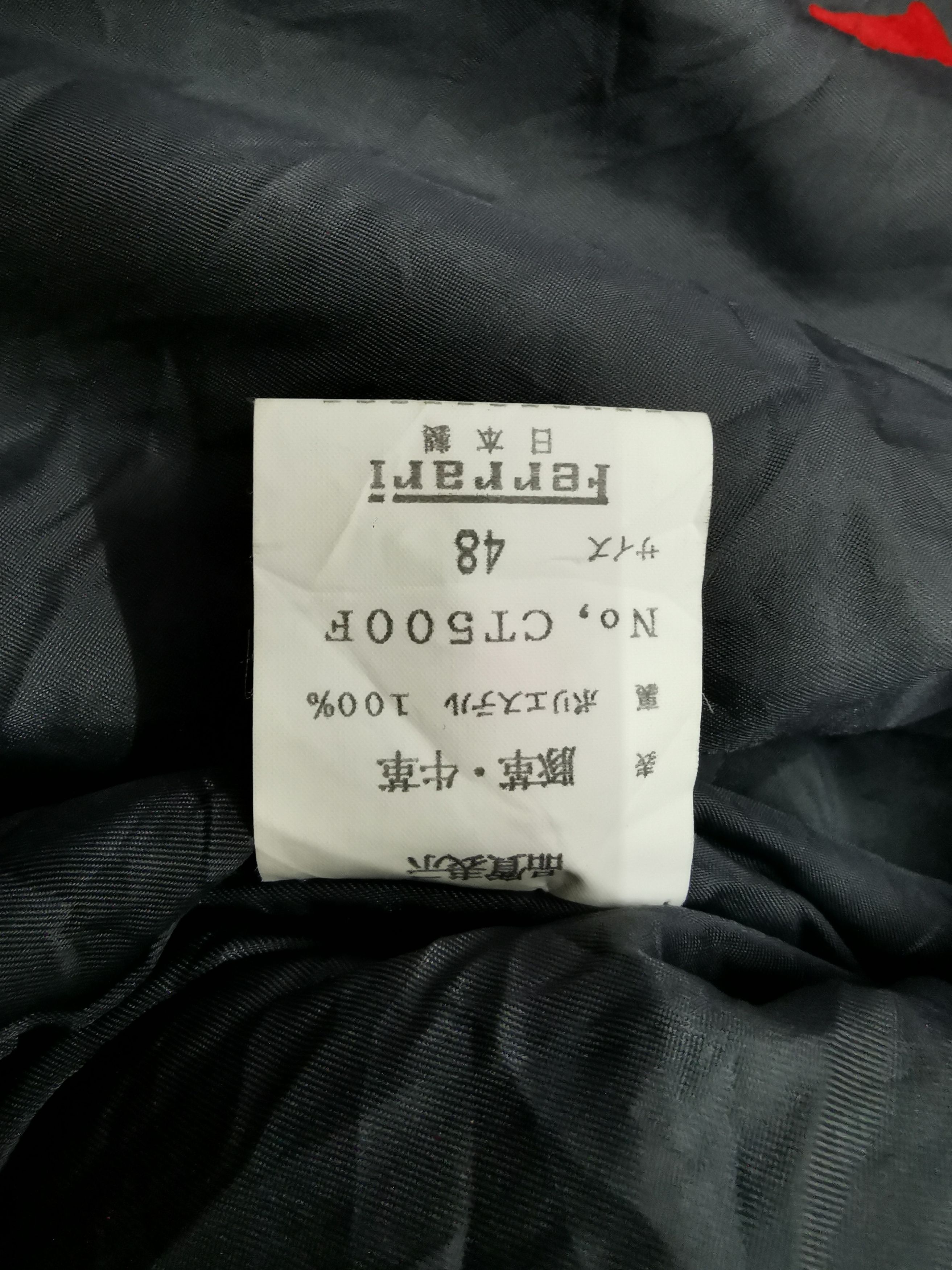 Ferrari Vintage Ferrari Magneti Marelli Leather Arm Varsity Jacket Size US M / EU 48-50 / 2 - 16 Thumbnail