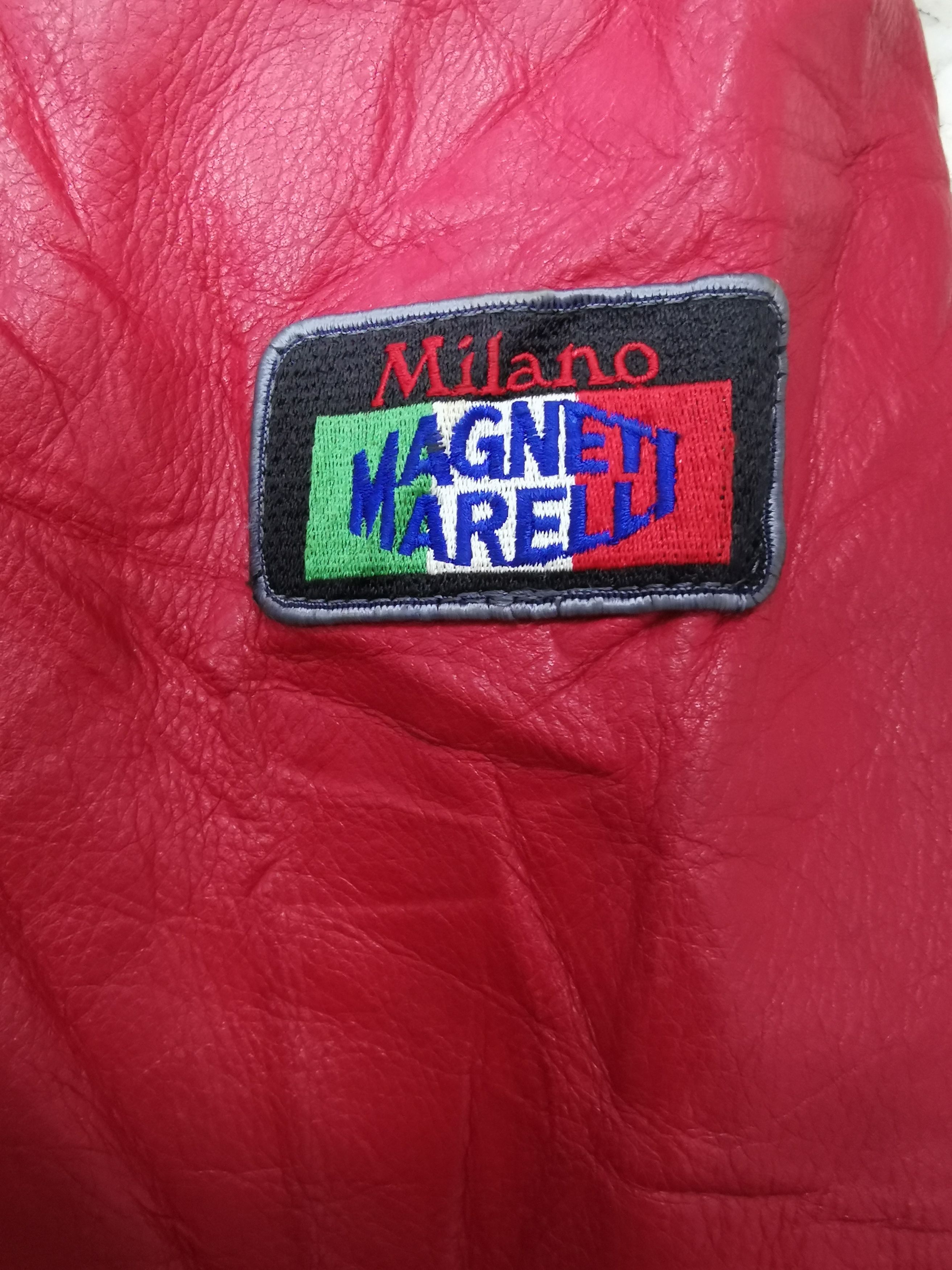 Ferrari Vintage Ferrari Magneti Marelli Leather Arm Varsity Jacket Size US M / EU 48-50 / 2 - 10 Thumbnail