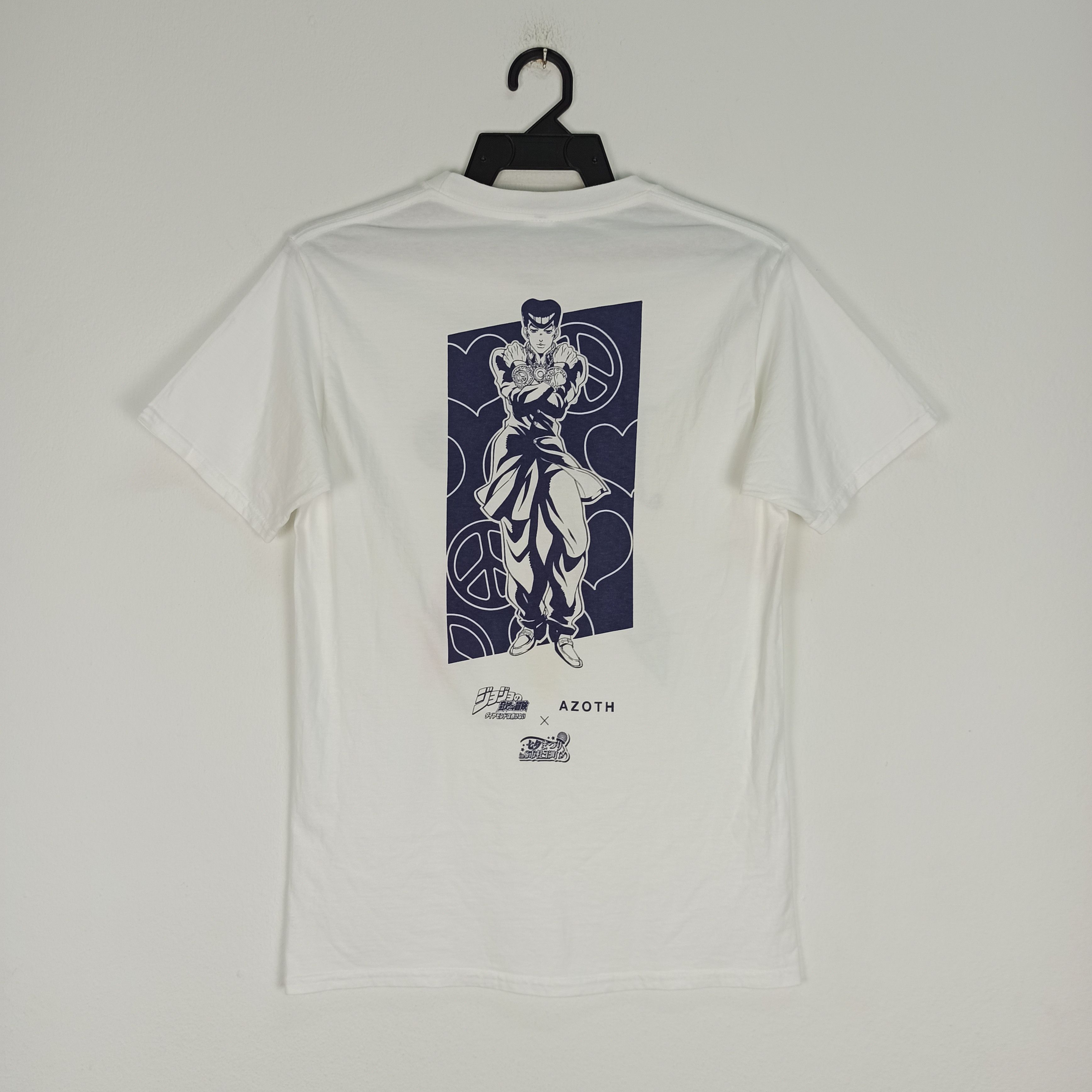 image of Anima x Cartoon Network Anime Jojo Bizarre Adventure X Azoth in White, Men's (Size Small)