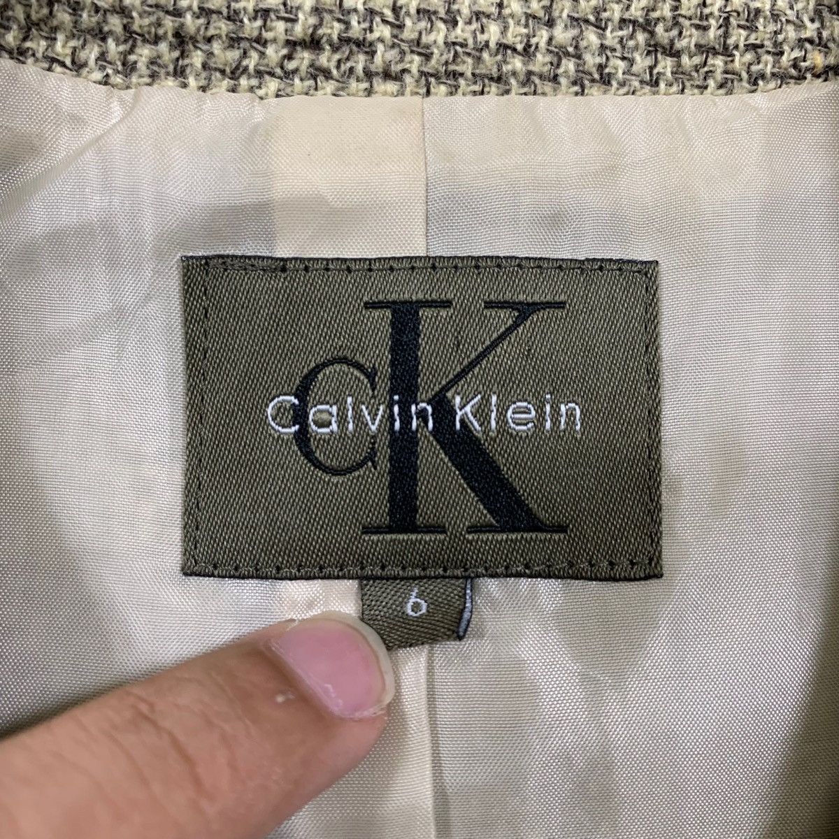 Calvin Klein × Vintage Vintage CALVIN KLEIN Casual Fashion Blazer Coats Jacket Size US XS / EU 42 / 0 - 6 Thumbnail