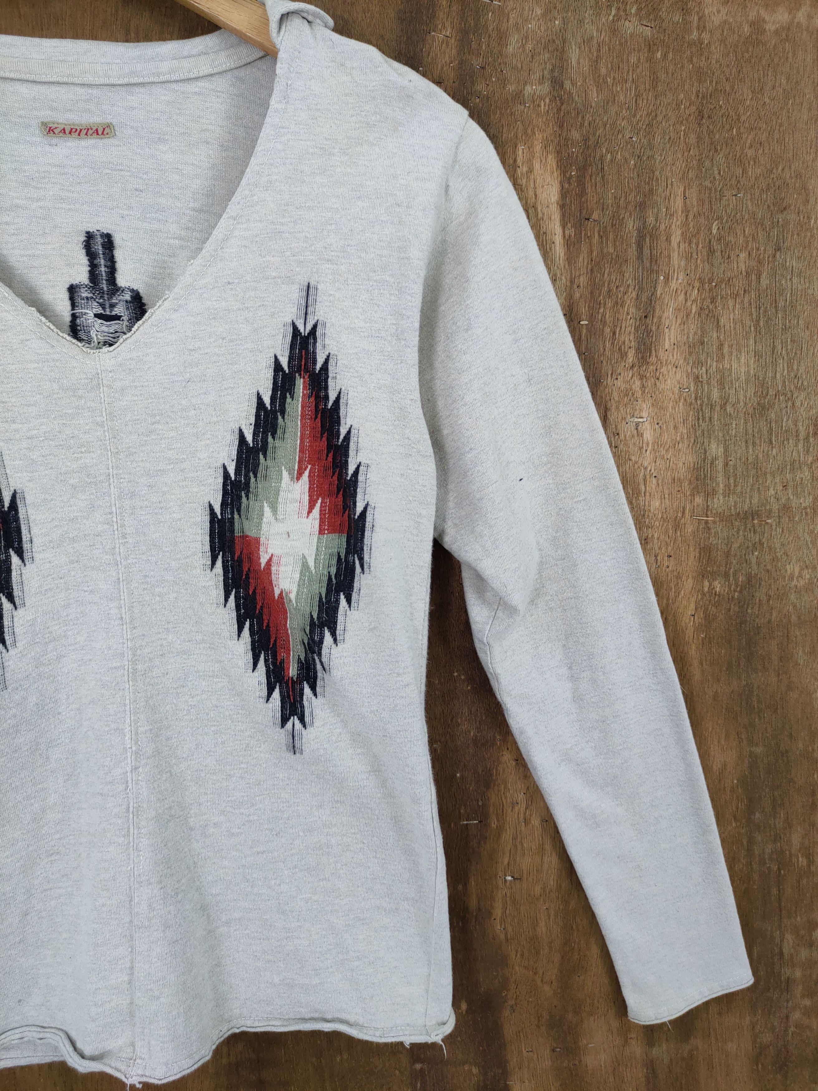 Kapital DL Kapital navajo knitwear sweatshirt japan size 0 Size XS / US 0-2 / IT 36-38 - 3 Thumbnail