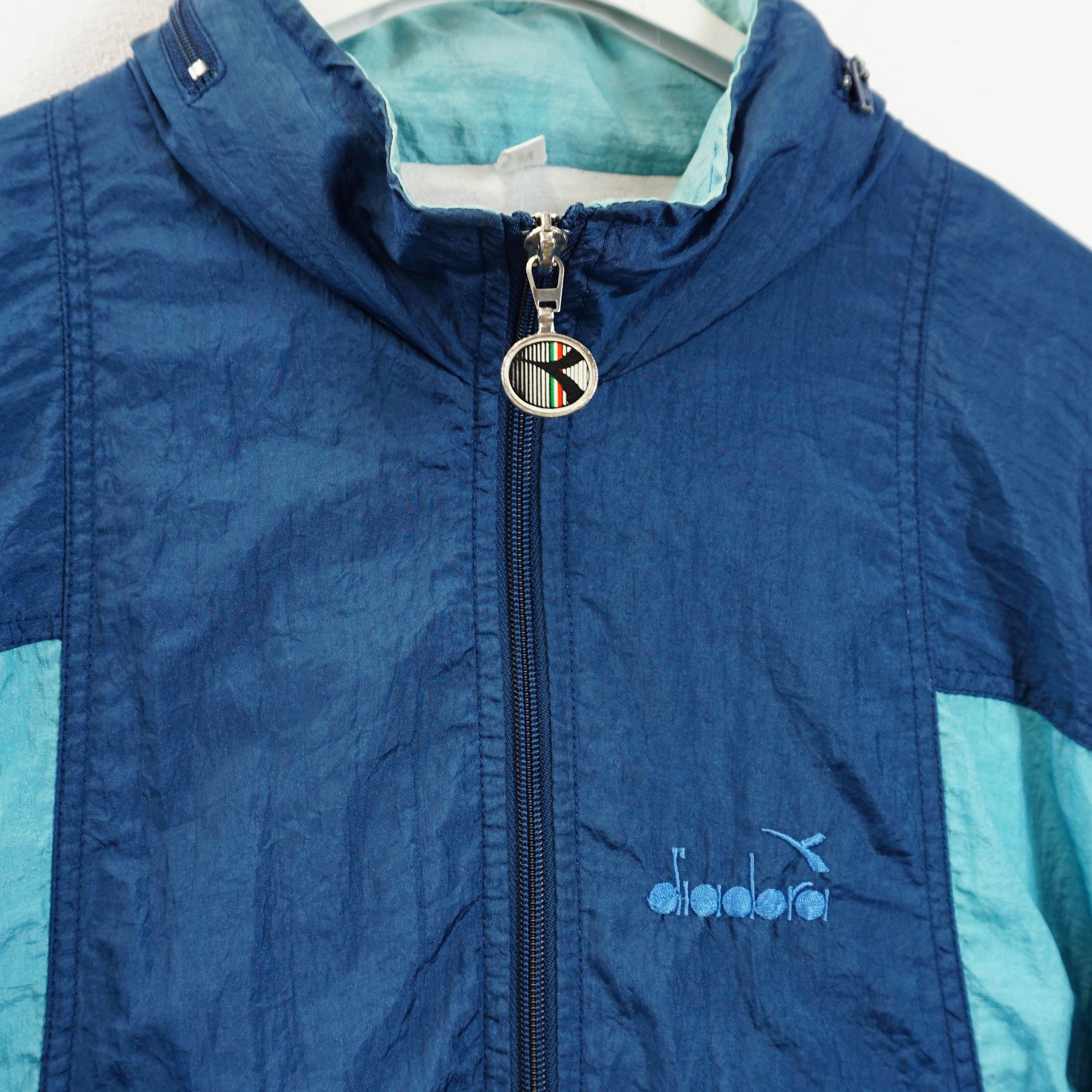 Diadora × Vintage 1990's Archive Track Jacket Size US M / EU 48-50 / 2 - 2 Thumbnail