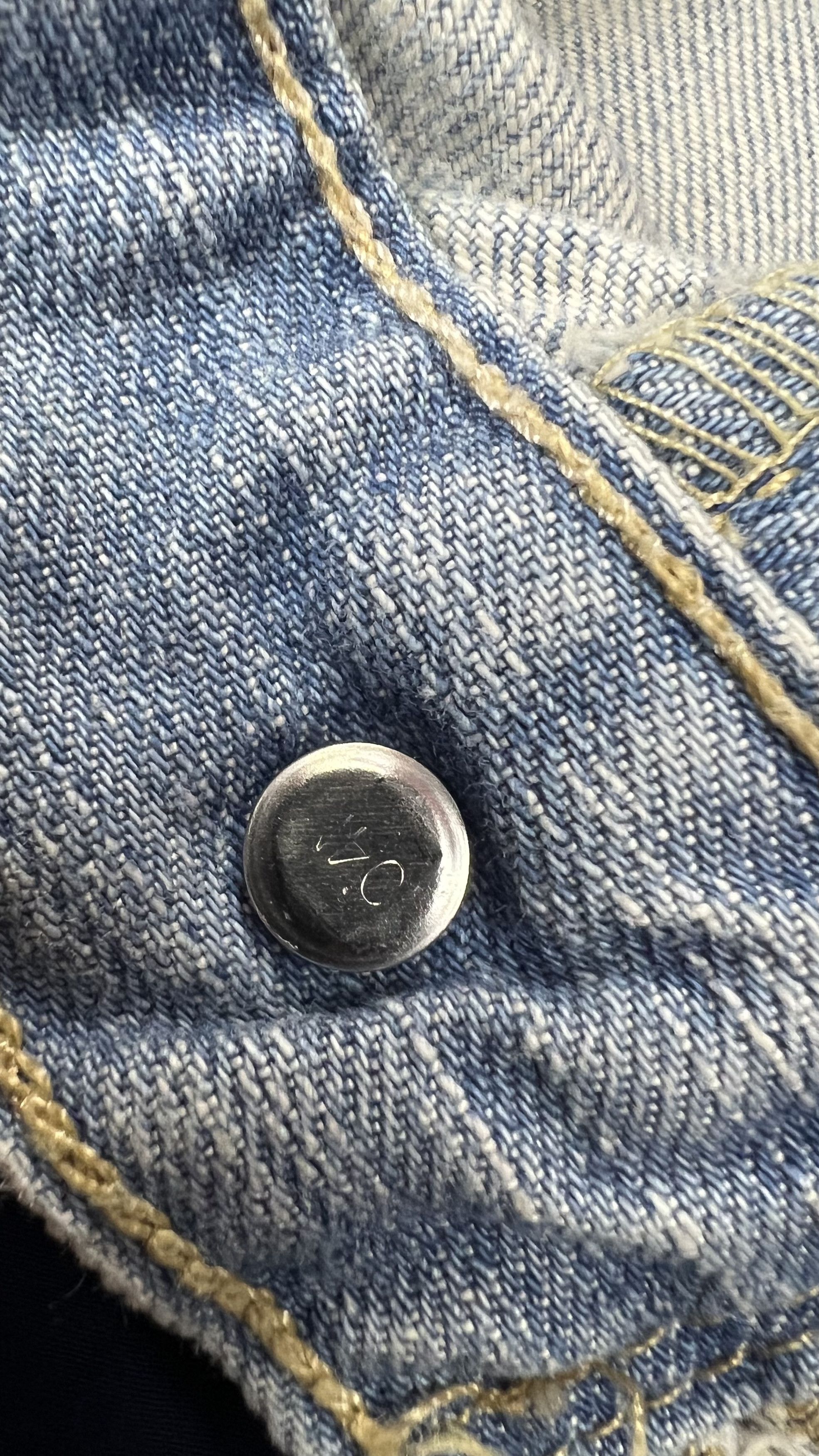 Levi's × Vintage Distressed Levis 527 Bootcut Jeans Size US 32 / EU 48 - 4 Thumbnail