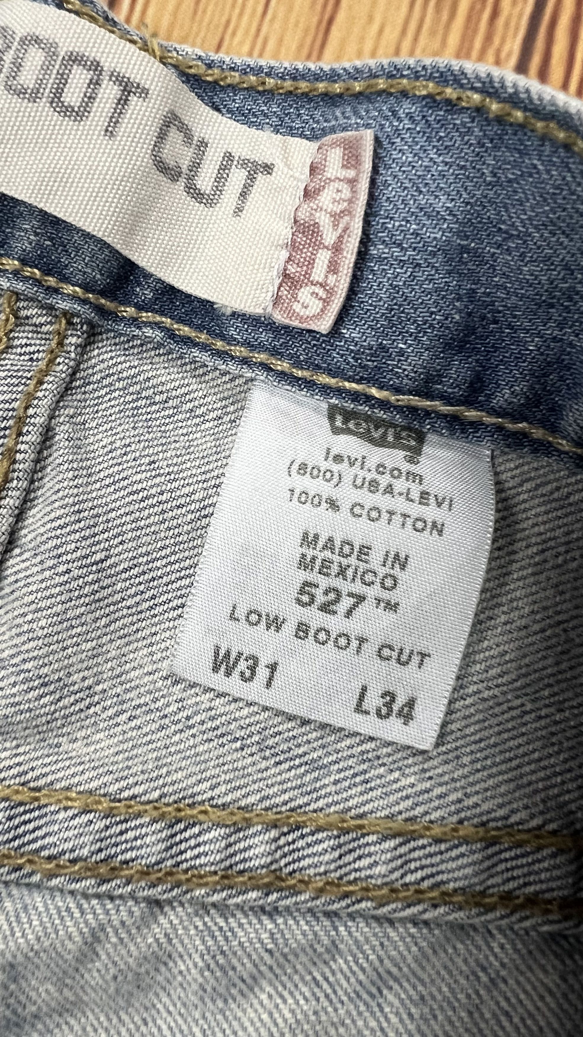 Levi's × Vintage Distressed Levis 527 Bootcut Jeans Size US 32 / EU 48 - 5 Thumbnail
