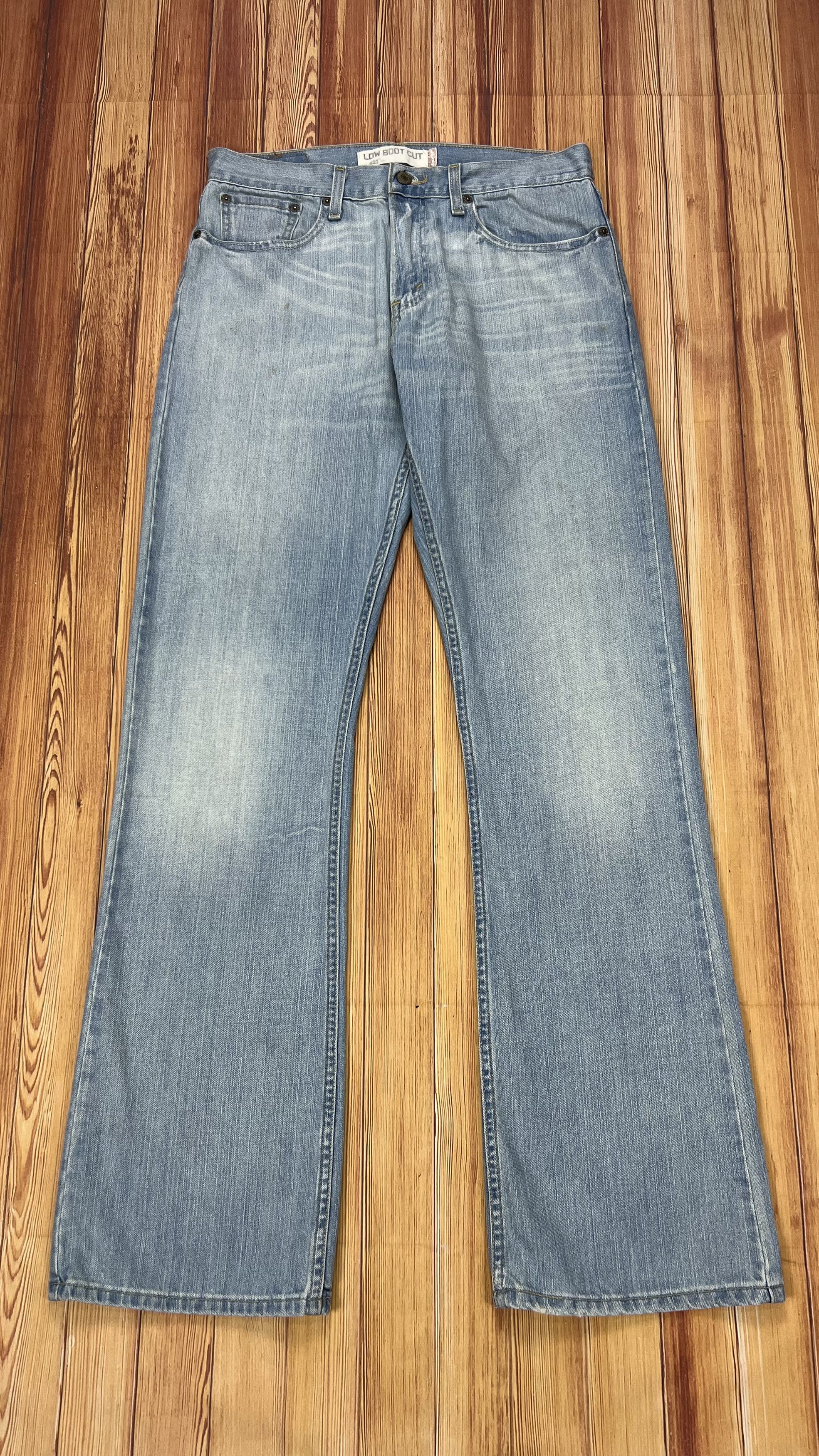 Levi's × Vintage Distressed Levis 527 Bootcut Jeans Size US 32 / EU 48 - 2 Thumbnail