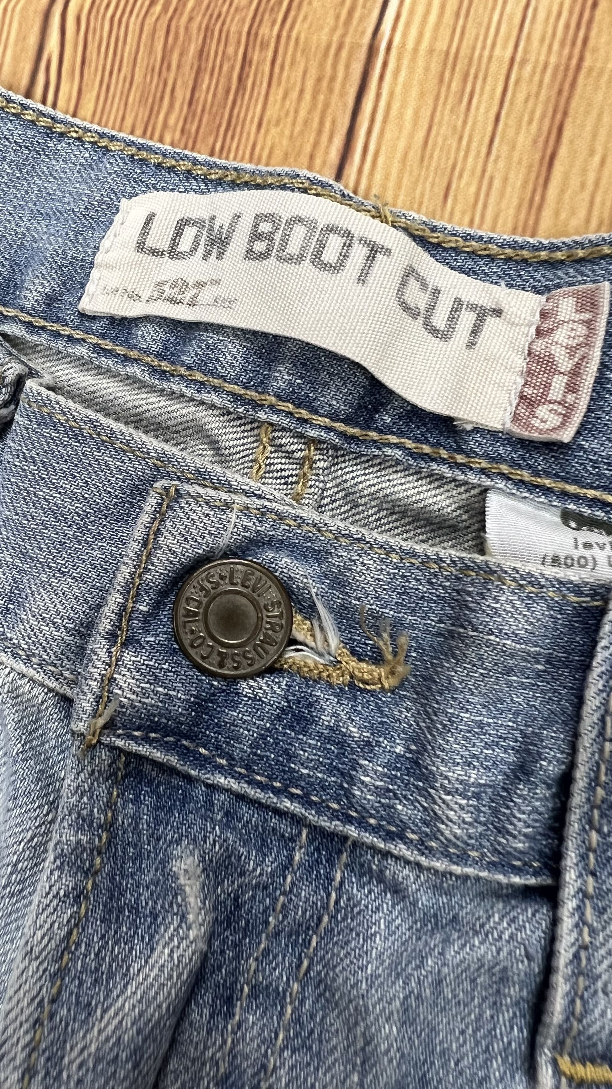 Levi's × Vintage Distressed Levis 527 Bootcut Jeans Size US 32 / EU 48 - 3 Thumbnail