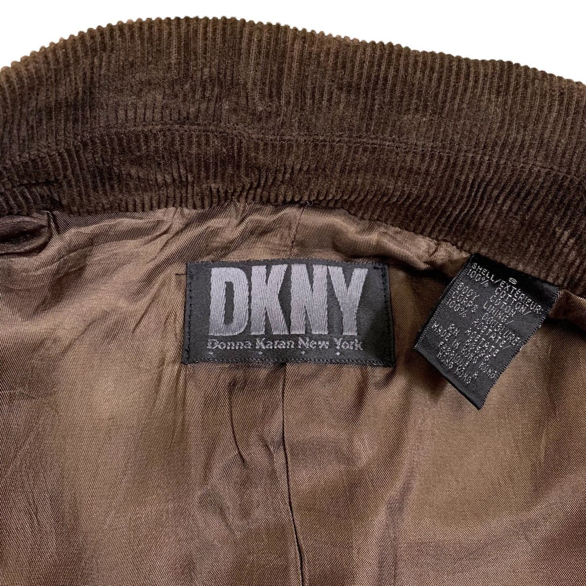 DKNY Vintage Donna Karan New York DKNY Coduroy Peacoat Jacket Size US S / EU 44-46 / 1 - 6 Thumbnail