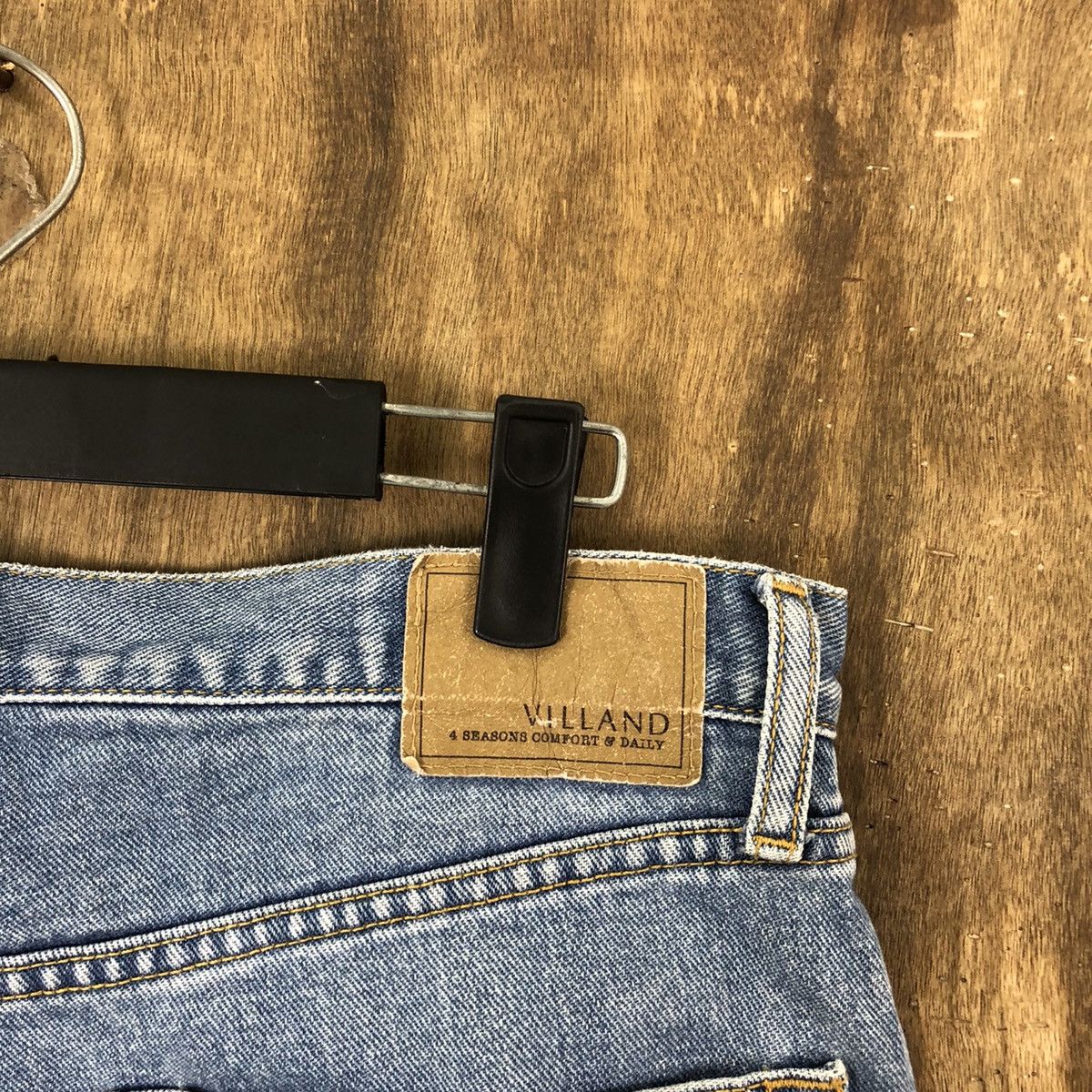 Japanese Brand Vintage Villand faded Blue jeans denim pants # 010 Size US 30 / EU 46 - 11 Thumbnail