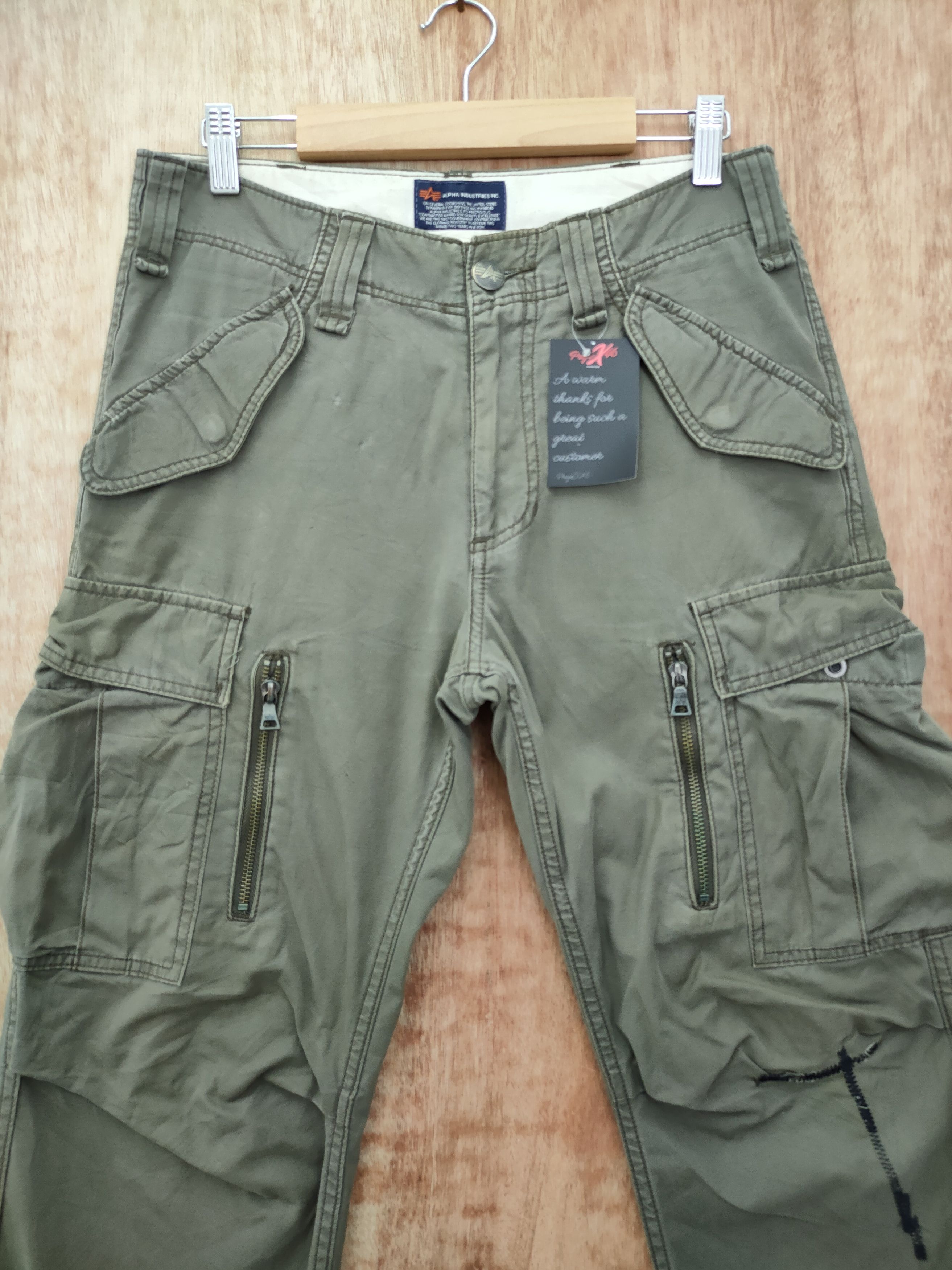 Alpha Industries DL Alpha Industries cargo tactical multipocket pants #46-020 Size US 29 - 3 Thumbnail