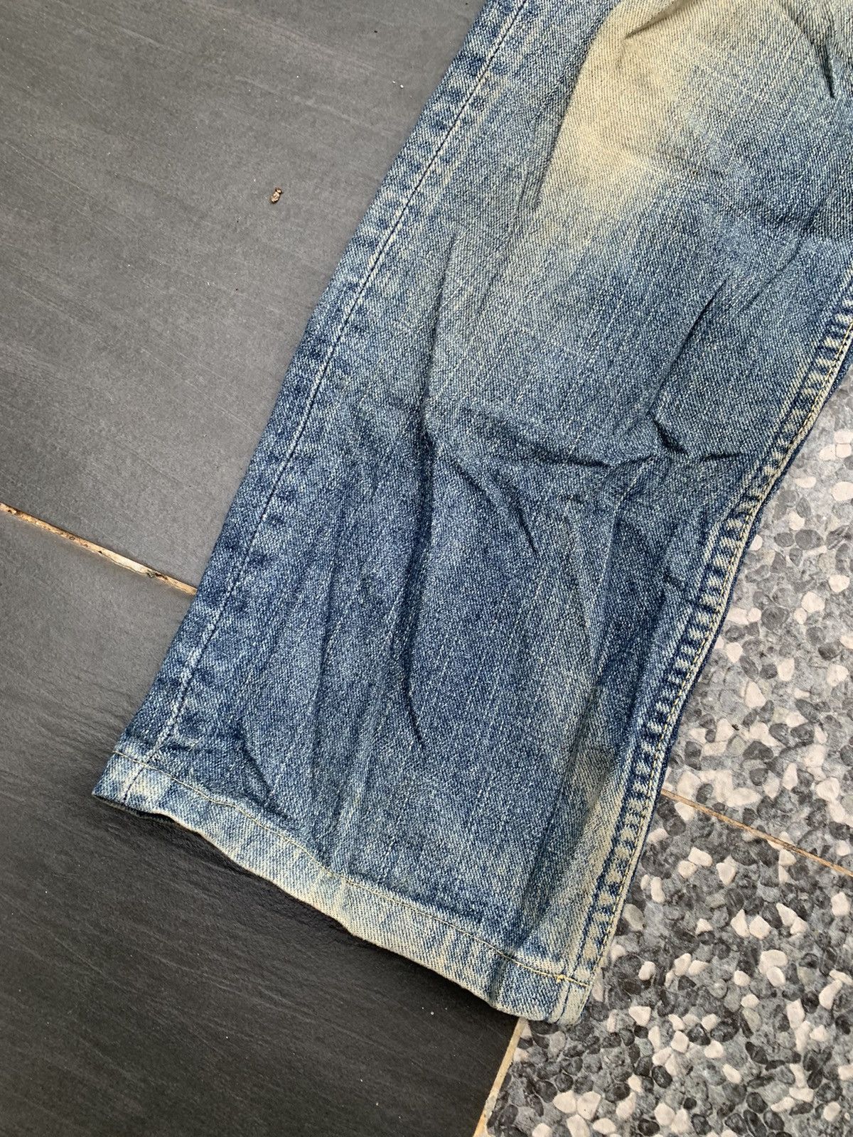 Levi's Faded Mud Levis 533 Distressed Denim Size US 31 - 2 Thumbnail