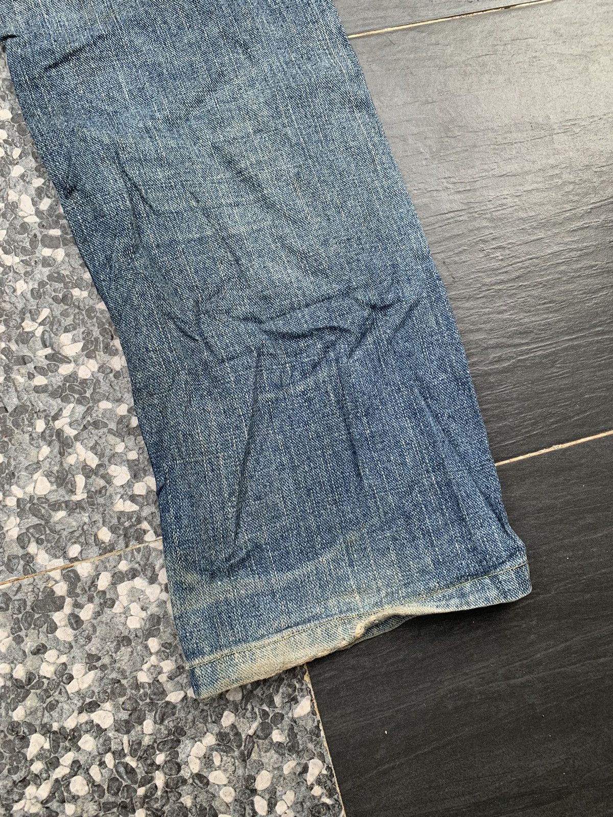 Levi's Faded Mud Levis 533 Distressed Denim Size US 31 - 9 Thumbnail