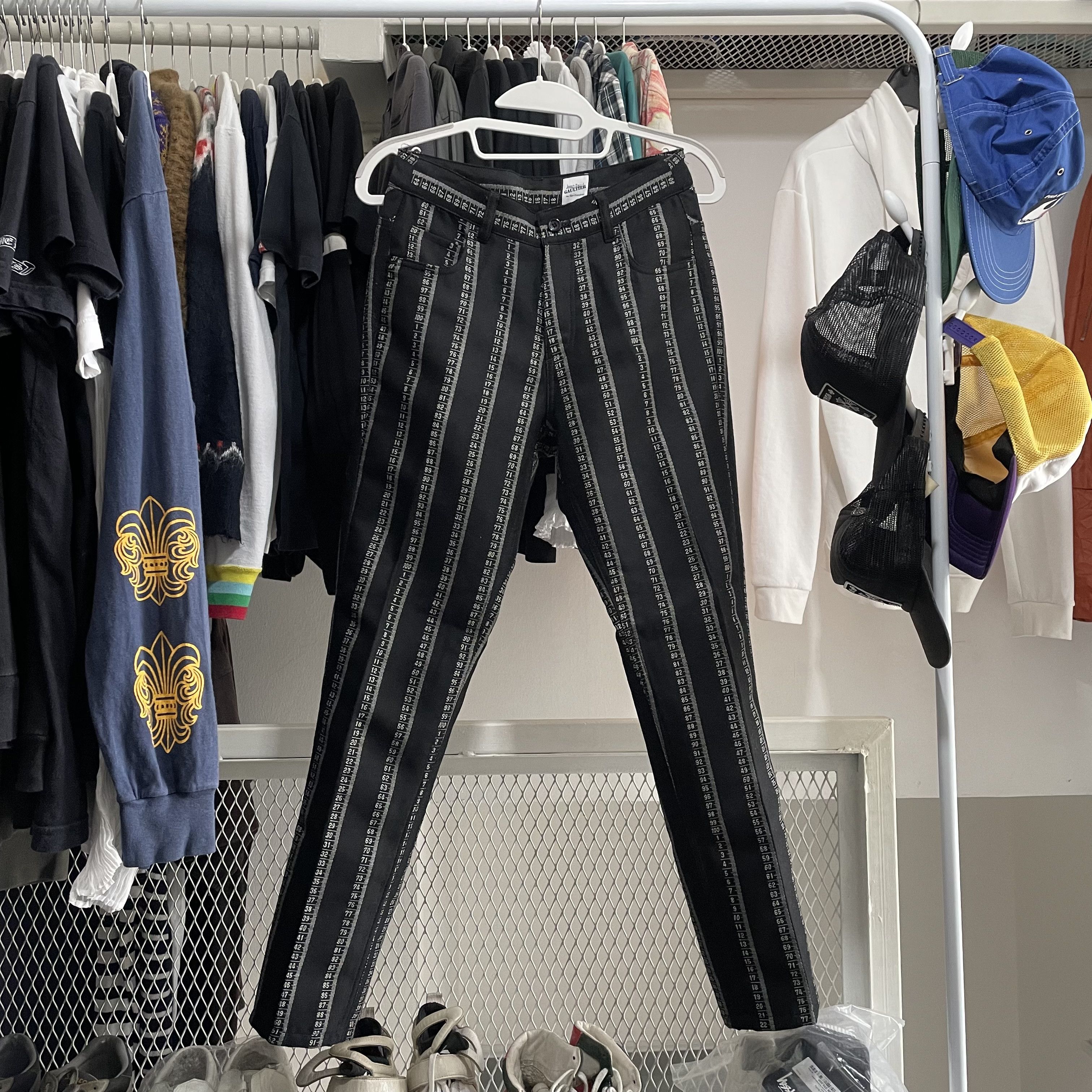 Jean Paul Gaultier Jean Paul Gaultier Measuring Tape Pants Size US 28 / EU 44 - 1 Thumbnail