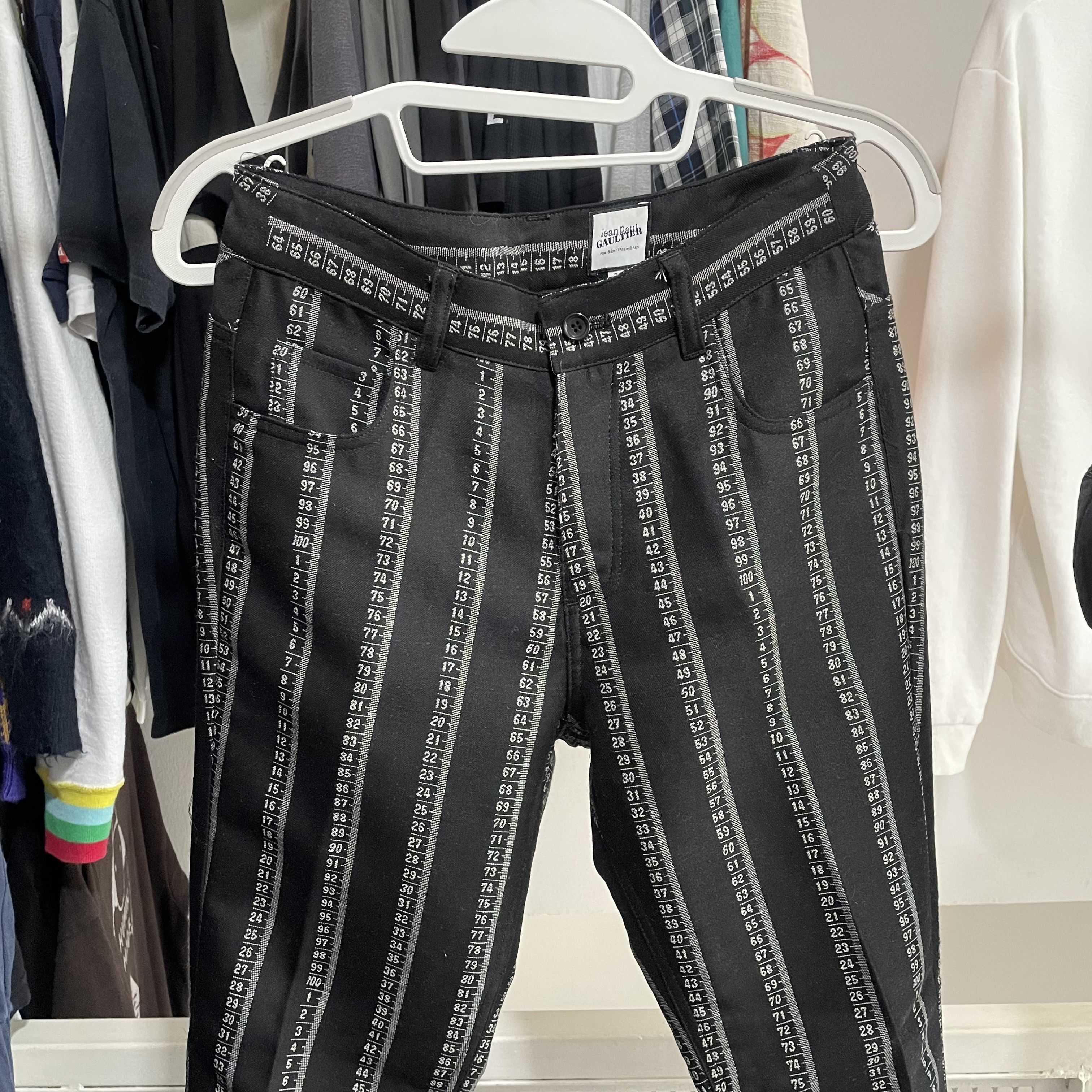 Jean Paul Gaultier Jean Paul Gaultier Measuring Tape Pants Size US 28 / EU 44 - 2 Thumbnail