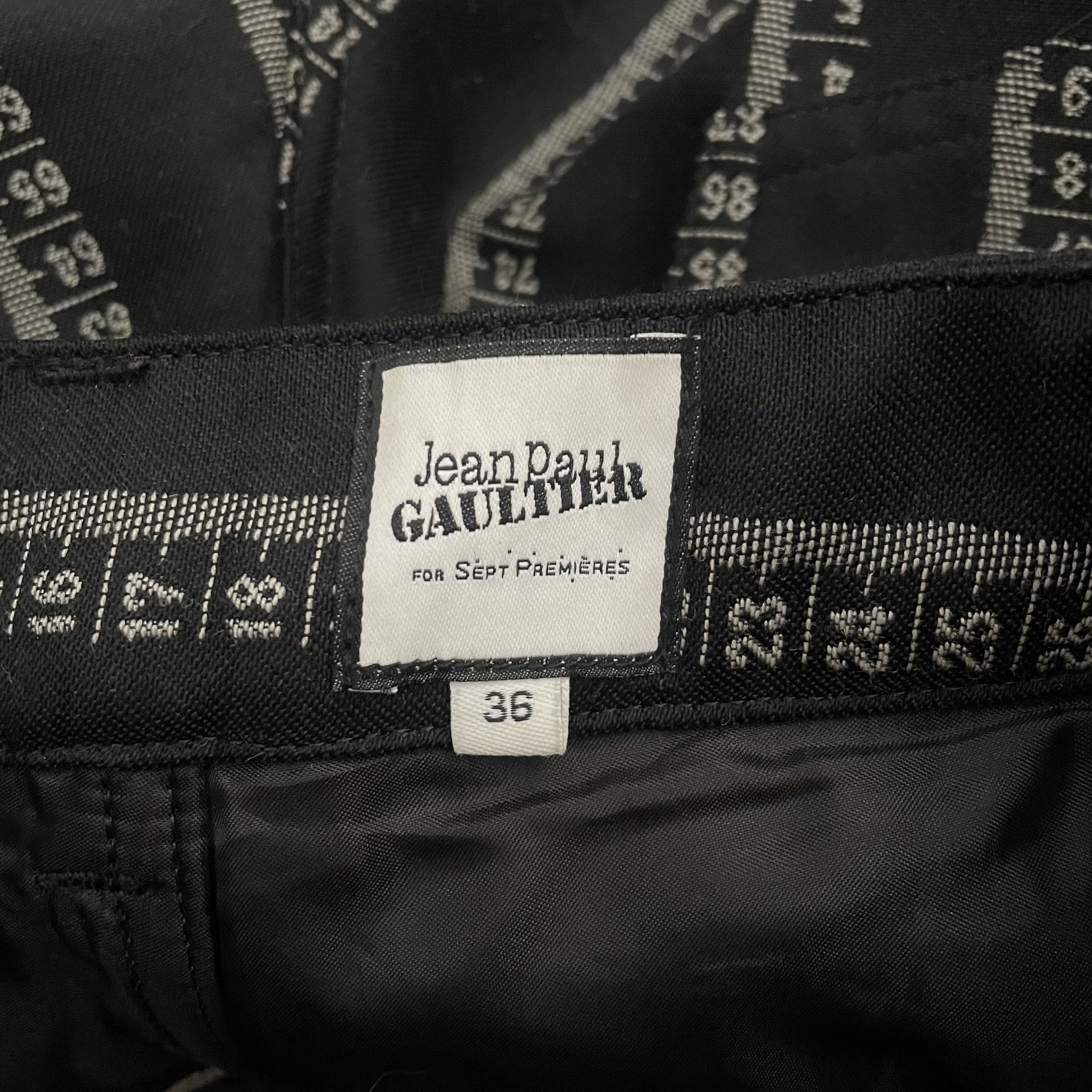 Jean Paul Gaultier Jean Paul Gaultier Measuring Tape Pants Size US 28 / EU 44 - 5 Thumbnail