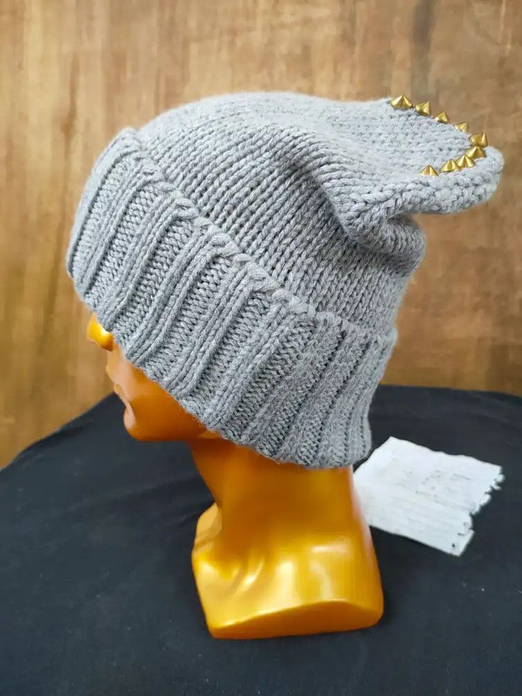 Japanese Brand Japan grey bunny seditionaries beanie hat punk like cdg #007 Size ONE SIZE - 4 Thumbnail