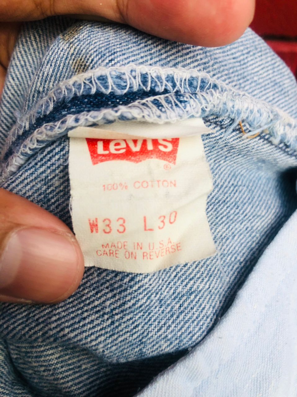 Levi's Vintage Clothing × Vintage Vintage Levis Distressed Designer fashion Style Size US 31 - 10 Thumbnail