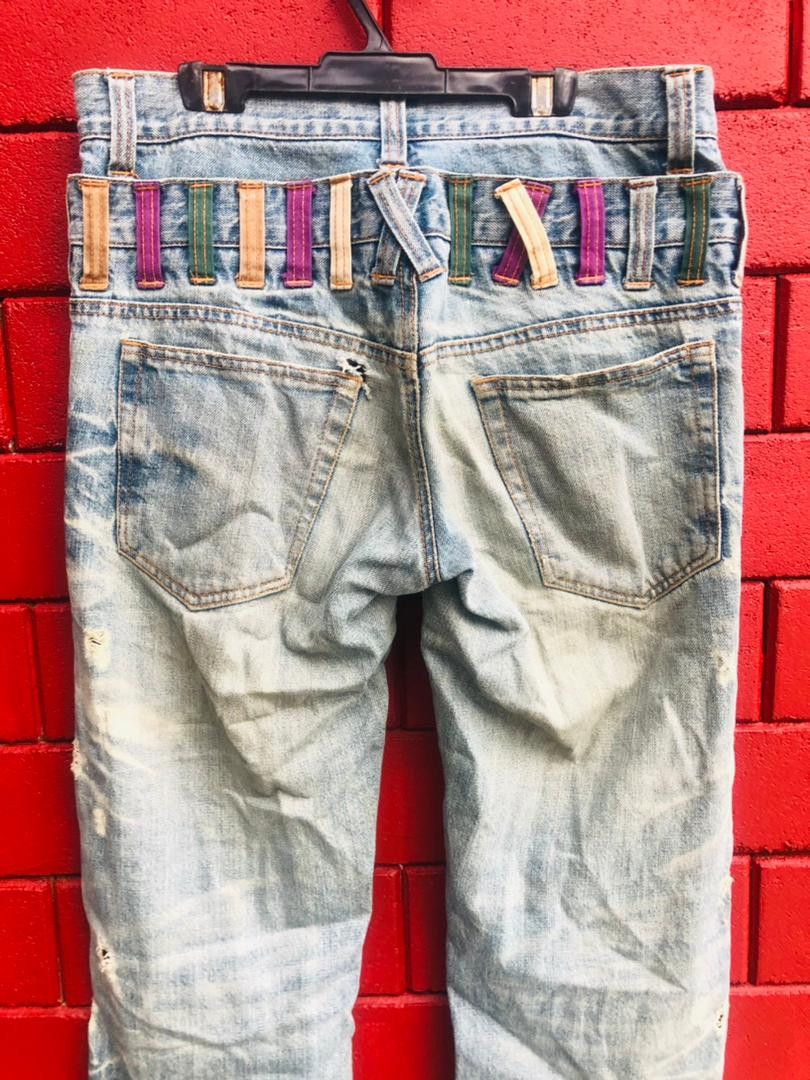 Japanese Brand × Vintage Vintage Nylaus Japanese Designer Fashion Style Denim Size US 30 / EU 46 - 7 Thumbnail