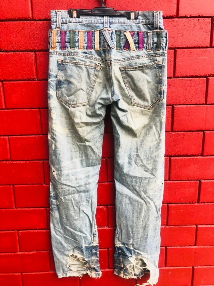 Japanese Brand × Vintage Vintage Nylaus Japanese Designer Fashion Style Denim Size US 30 / EU 46 - 2 Thumbnail