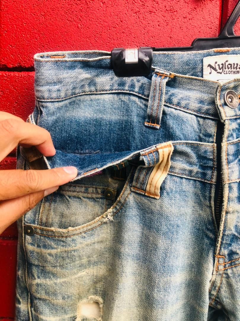 Japanese Brand × Vintage Vintage Nylaus Japanese Designer Fashion Style Denim Size US 30 / EU 46 - 5 Thumbnail