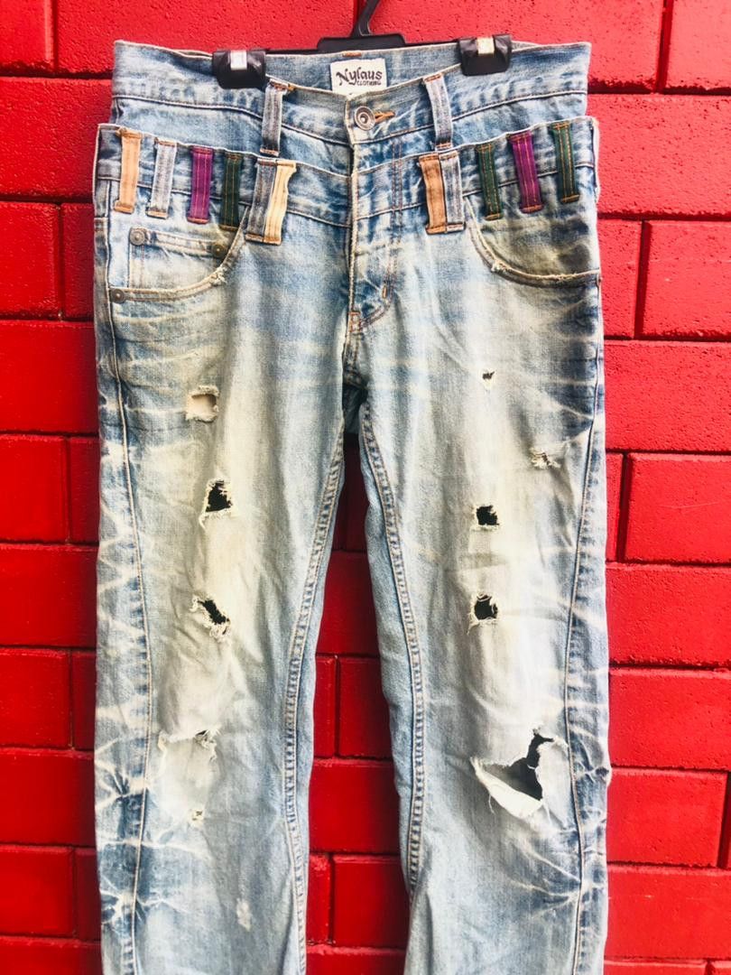 Japanese Brand × Vintage Vintage Nylaus Japanese Designer Fashion Style Denim Size US 30 / EU 46 - 3 Thumbnail