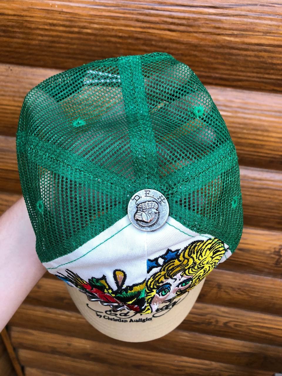 Christian Audigier × Ed Hardy × Vintage Vintage Ed Hardi Cap Hat One Size ONE SIZE - 6 Thumbnail