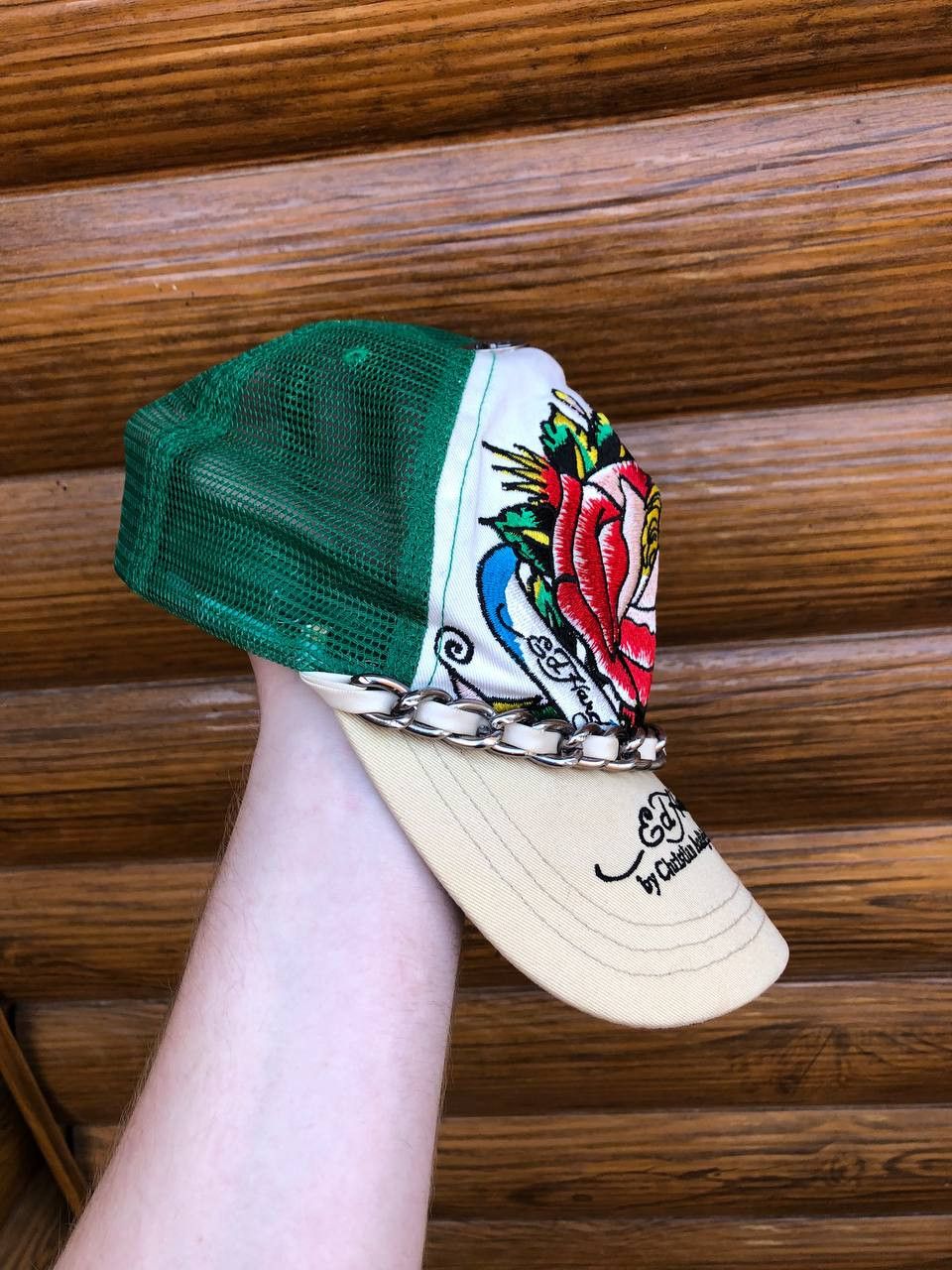 Christian Audigier × Ed Hardy × Vintage Vintage Ed Hardi Cap Hat One Size ONE SIZE - 3 Thumbnail