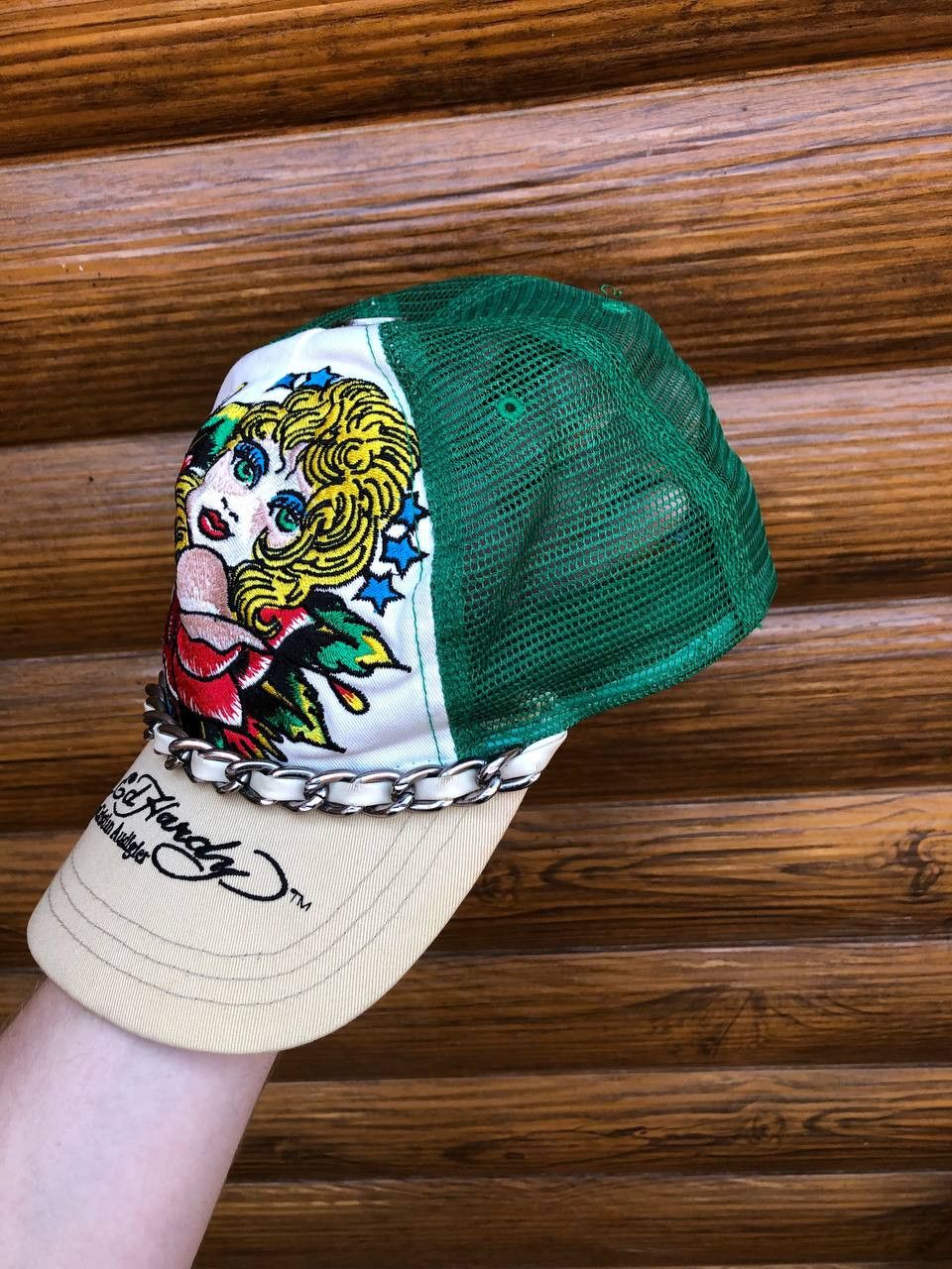 Christian Audigier × Ed Hardy × Vintage Vintage Ed Hardi Cap Hat One Size ONE SIZE - 2 Thumbnail