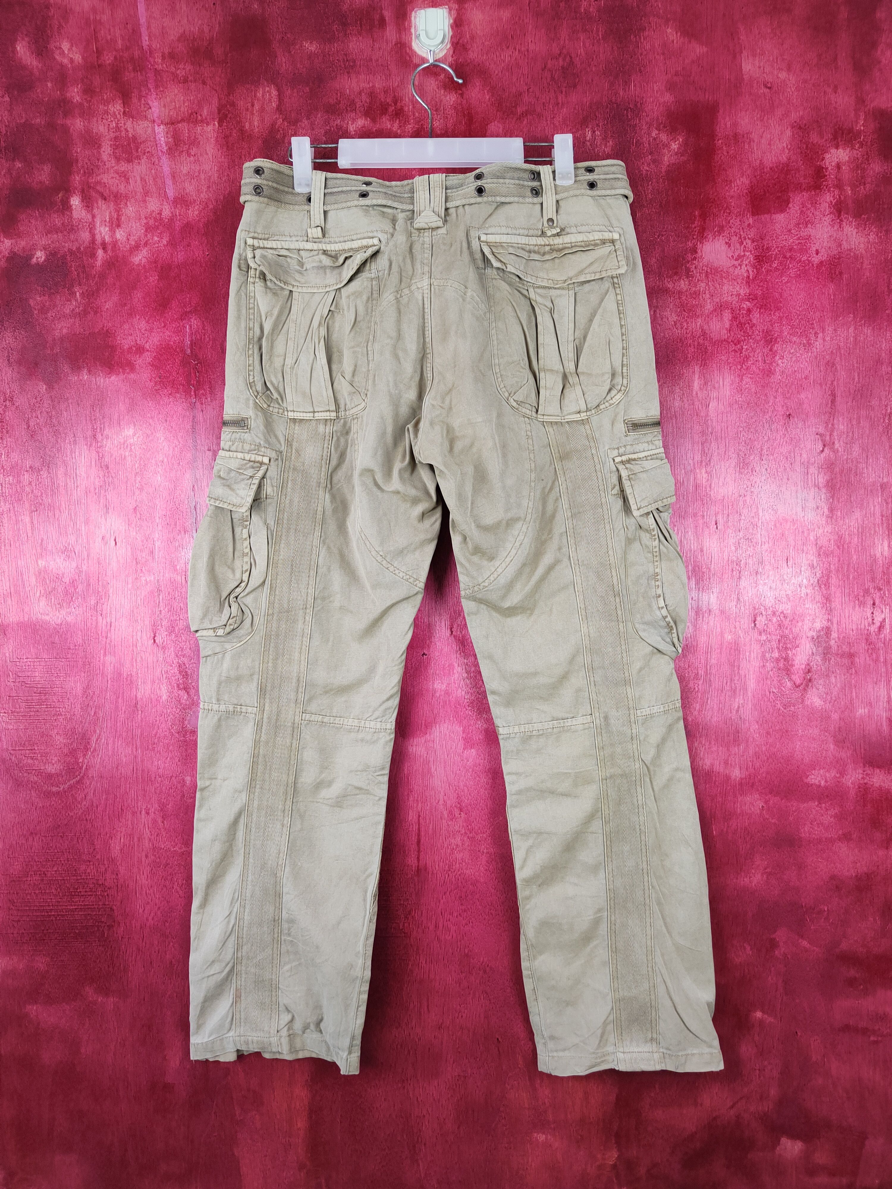 Avirex DL Avirex® LTD multipocket utility Brown cargo Pants #4545 Size US 31 - 8 Thumbnail