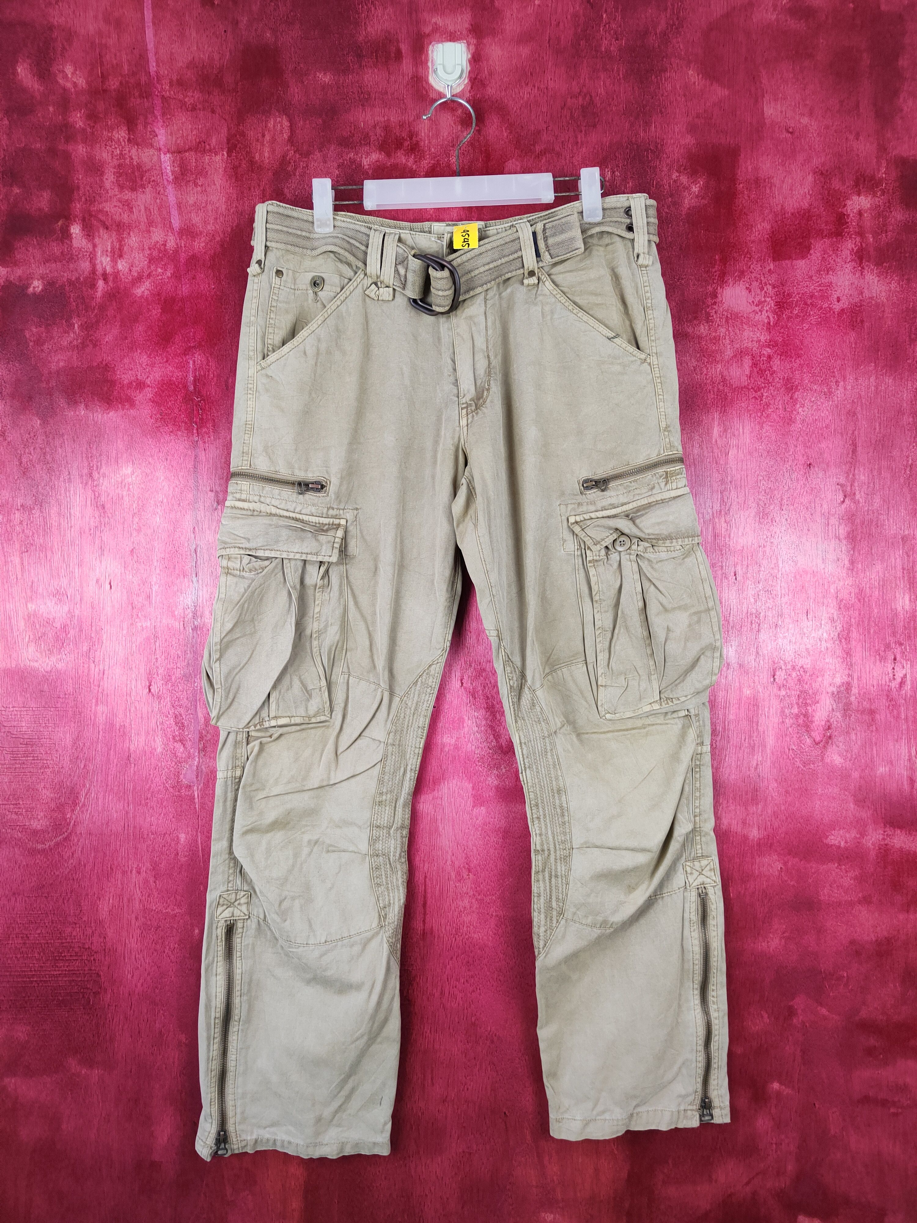 Avirex DL Avirex® LTD multipocket utility Brown cargo Pants #4545 Size US 31 - 1 Thumbnail