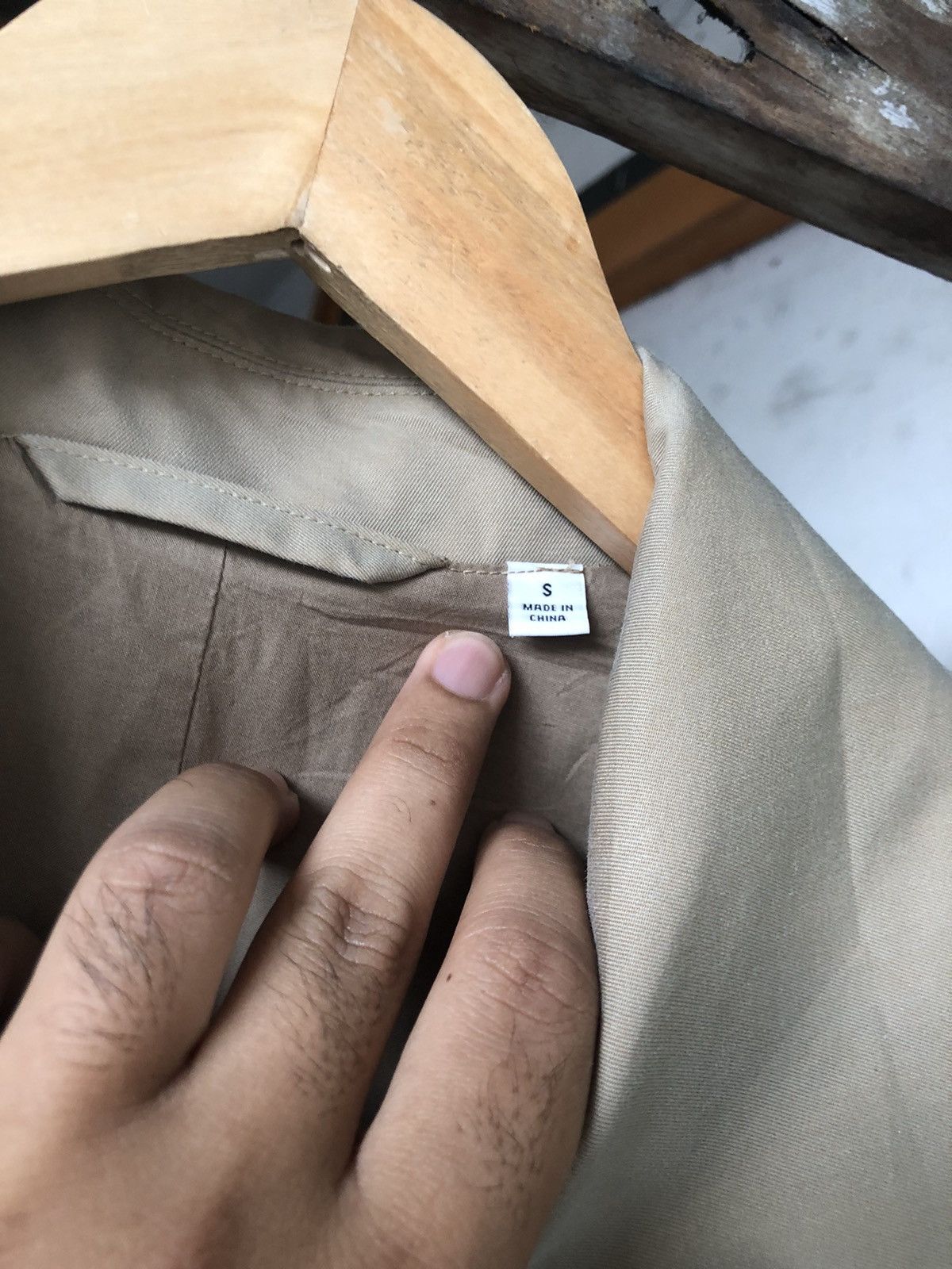 Lemaire × Uniqlo Uniqlo U Oversized Trench Coat Beige Tan Brown Lemaire Size US S / EU 44-46 / 1 - 12 Thumbnail