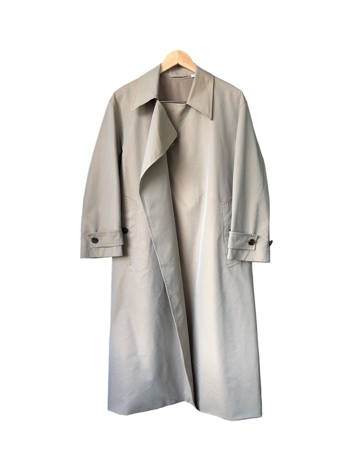 Lemaire × Uniqlo Uniqlo U Oversized Trench Coat Beige Tan Brown Lemaire Size US S / EU 44-46 / 1 - 3 Thumbnail