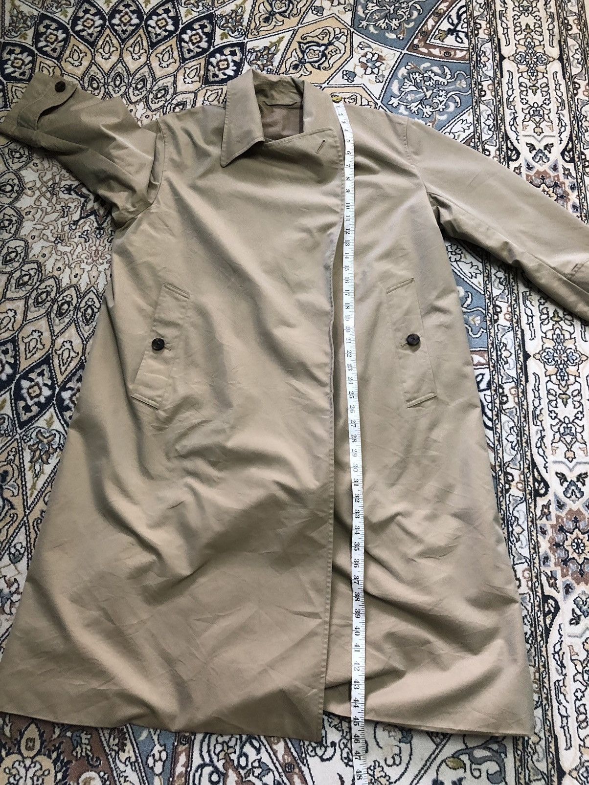 Lemaire × Uniqlo Uniqlo U Oversized Trench Coat Beige Tan Brown Lemaire Size US S / EU 44-46 / 1 - 24 Thumbnail