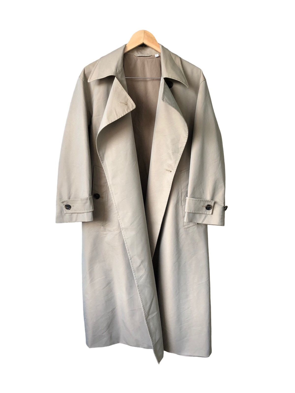 Lemaire Uniqlo Uniqlo U Oversized Trench Coat Beige Tan Brown Lemaire Grailed
