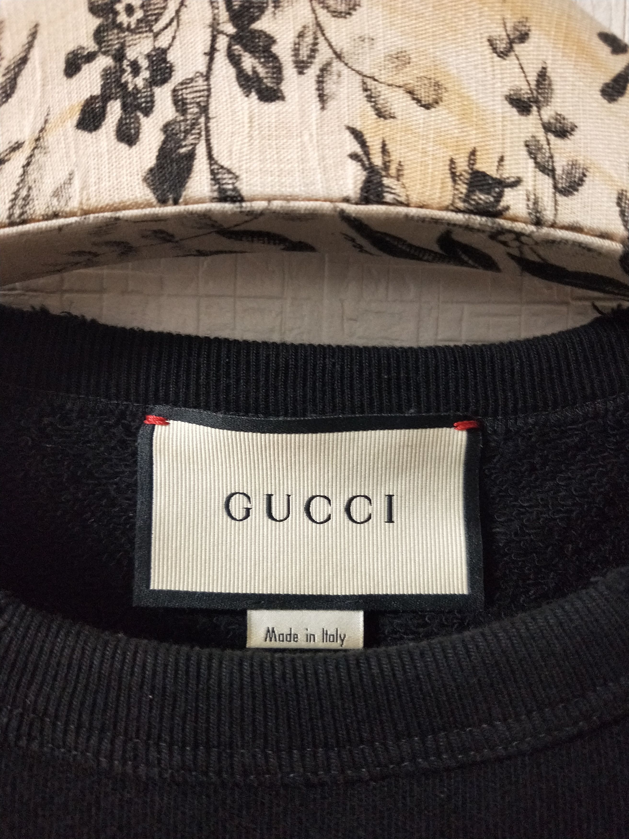 Gucci Floral Embroidered Logo Sweatshirt Size US M / EU 48-50 / 2 - 5 Thumbnail