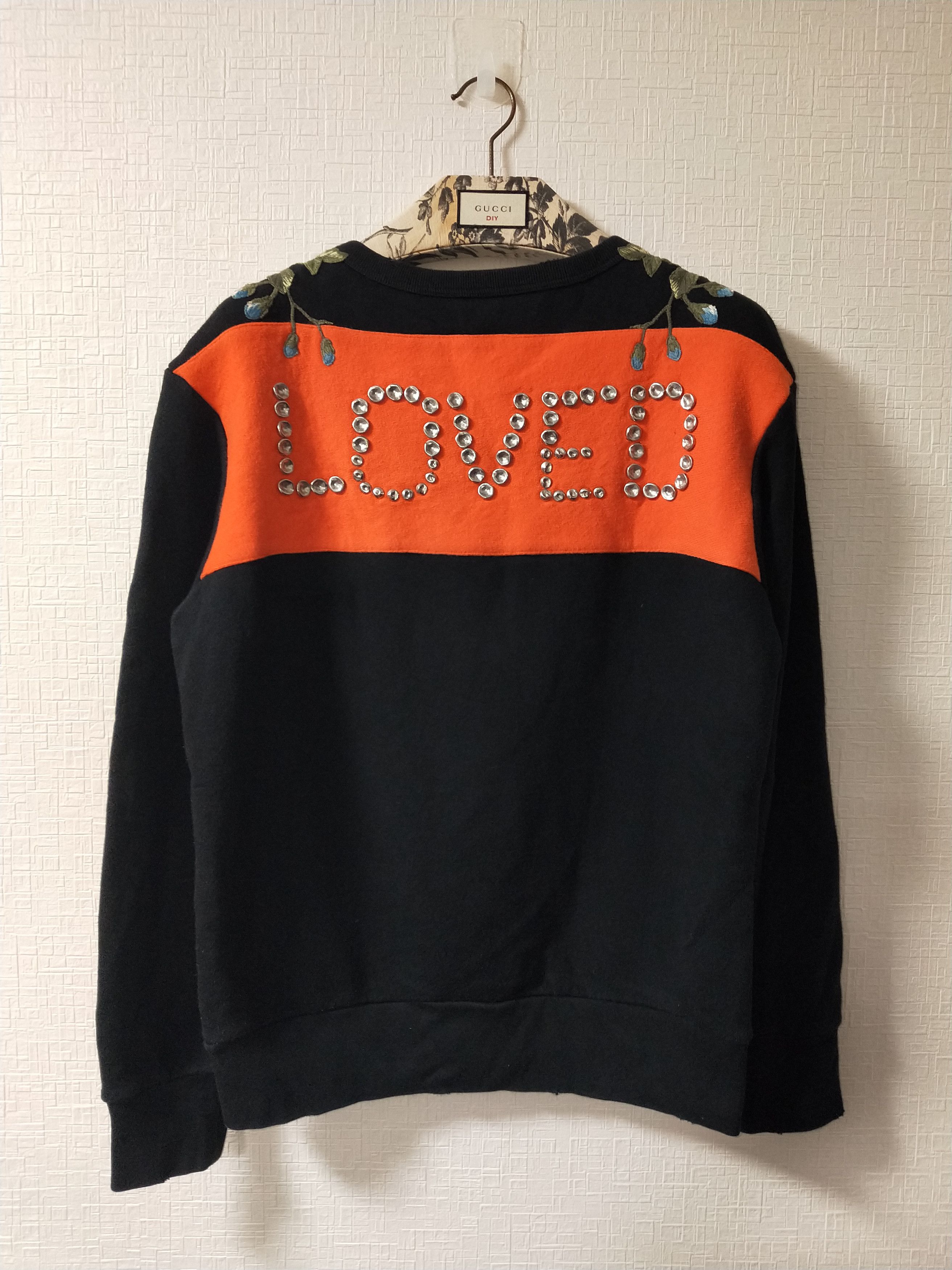 Gucci Floral Embroidered Logo Sweatshirt Size US M / EU 48-50 / 2 - 3 Thumbnail